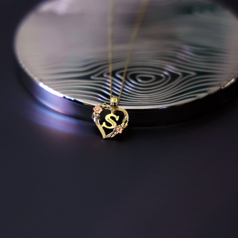Gold Heart-Shaped Pendant