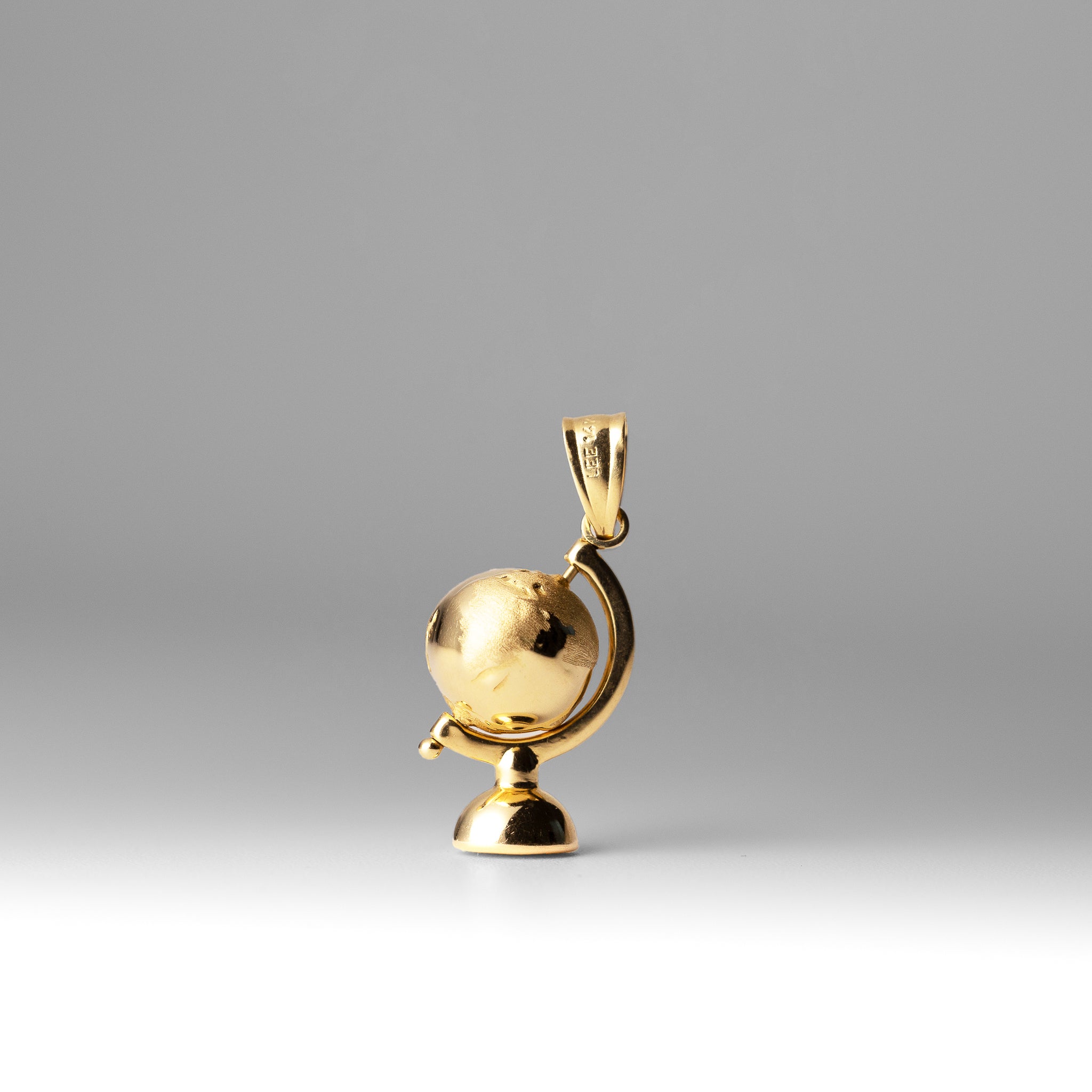 Gold Globe Pendant - Model 469 - Charlie & Co. Jewelry