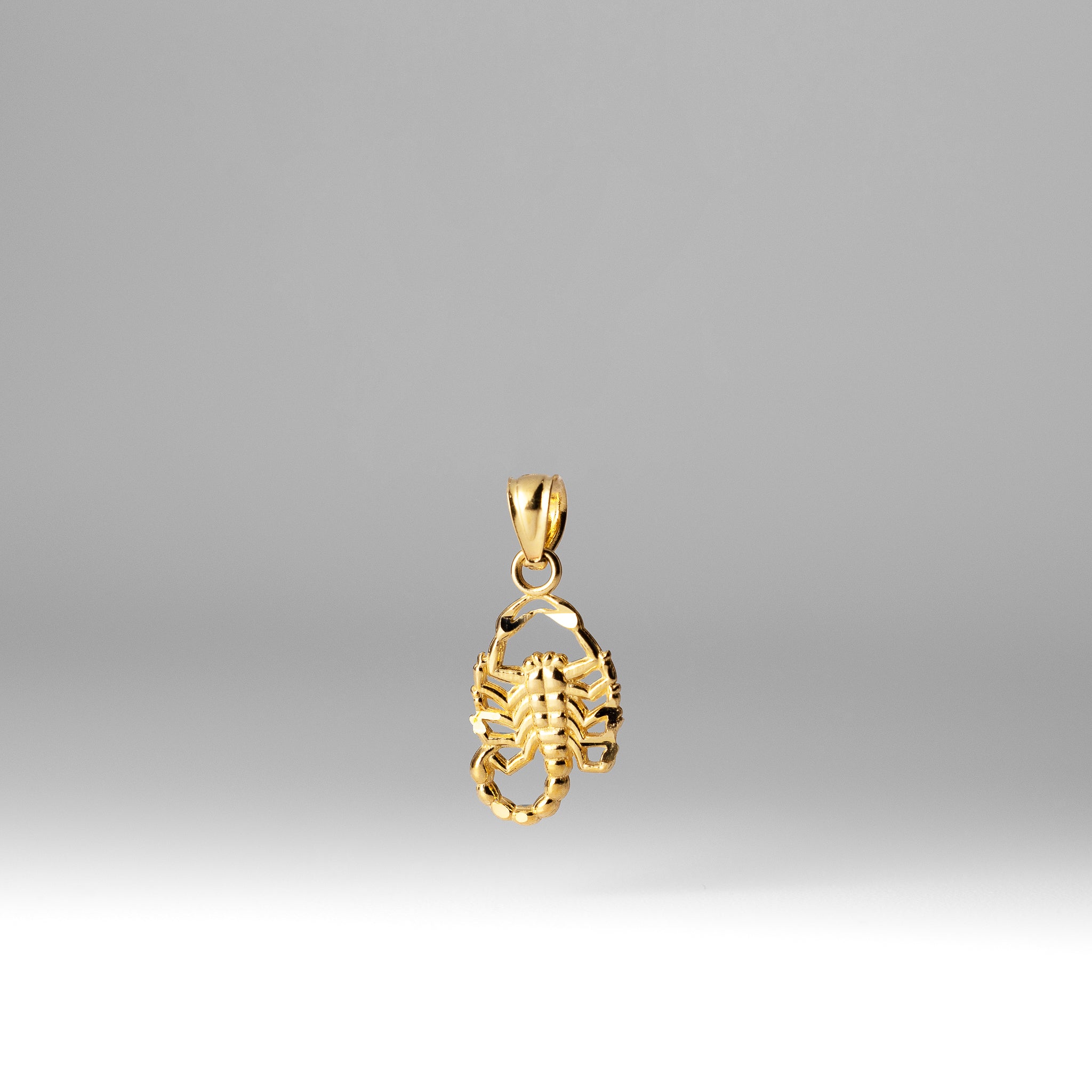 Gold Small Scorpion Pendant - Model 1587 - Charlie & Co. Jewelry