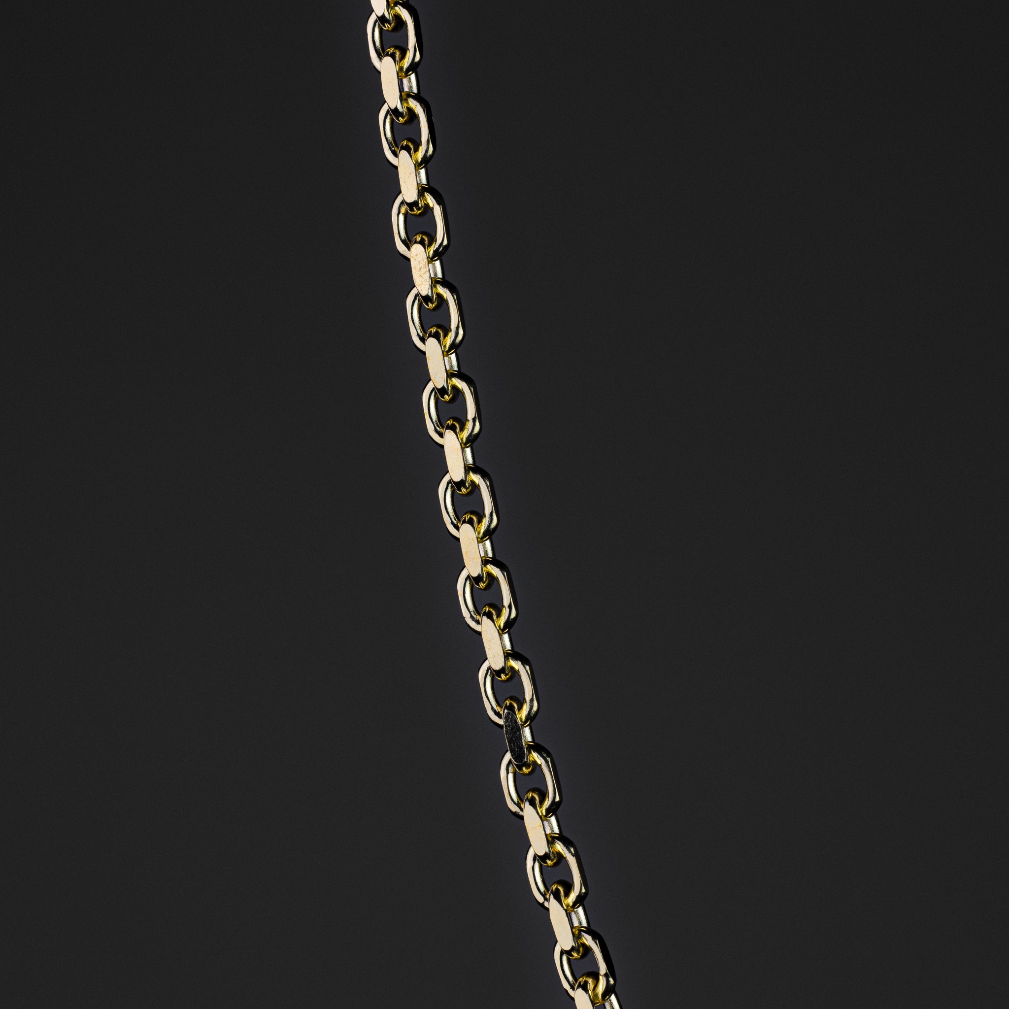 Gold 2.9MM Diamond Cut Solid Cable Chain - Charlie & Co. Jewelry