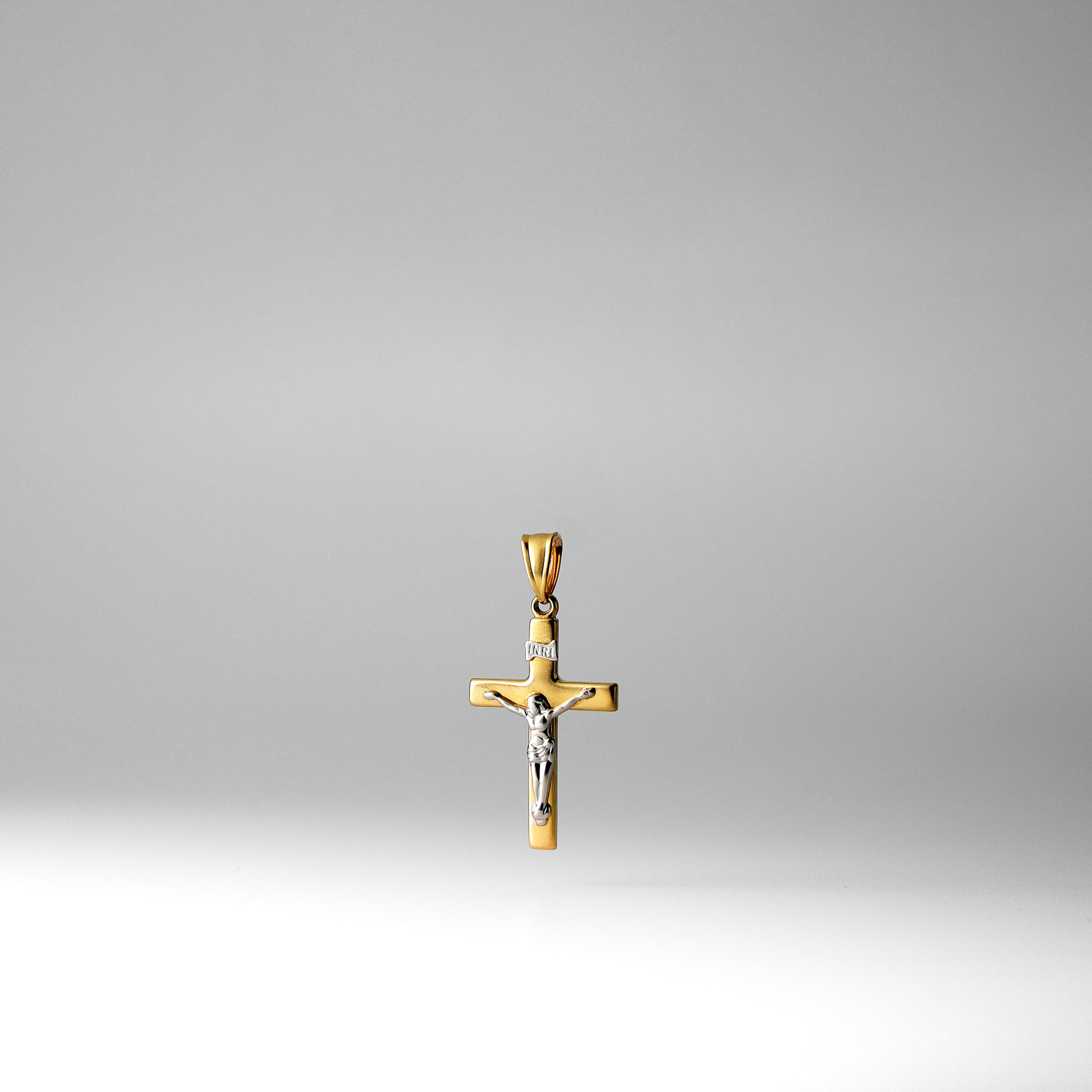 Gold Crucifix Cross Pendant - Model 2173 - Charlie & Co. Jewelry