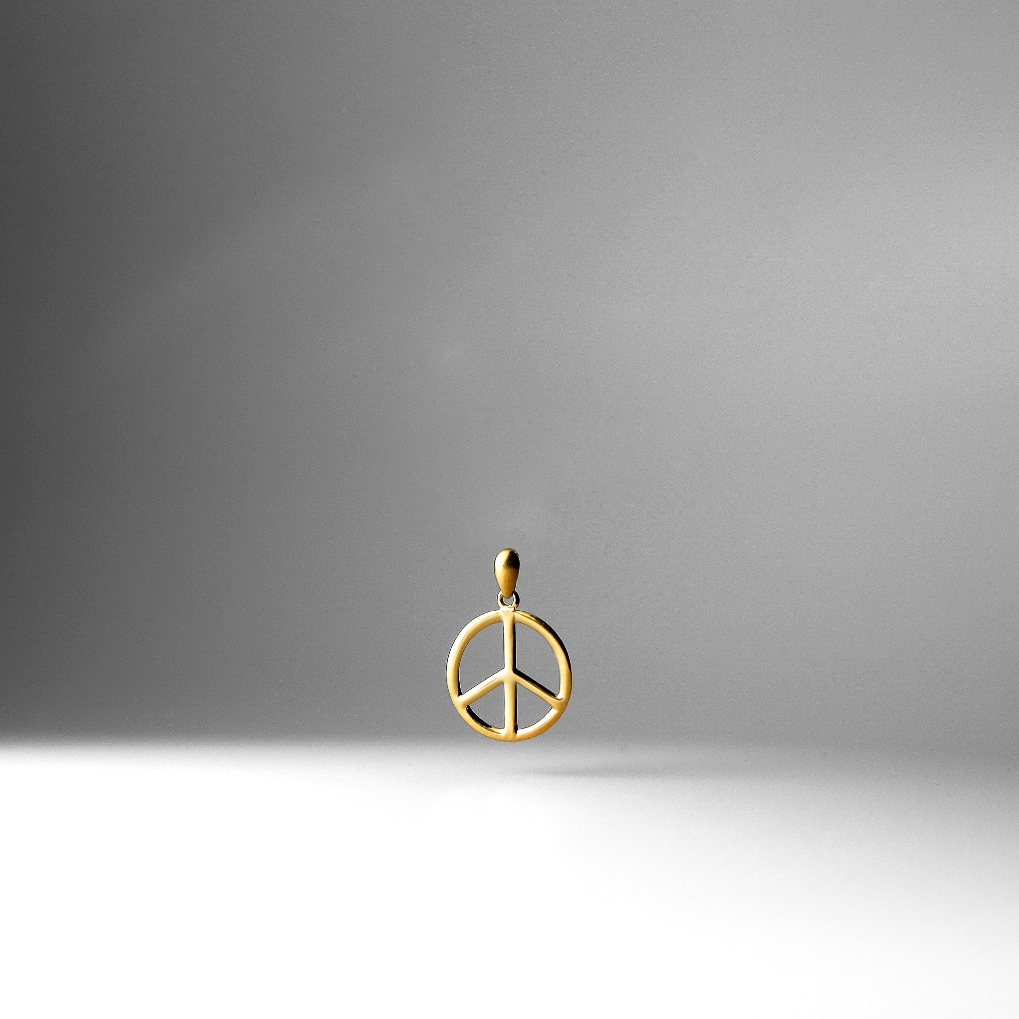 Popular Gold Peace Pendant