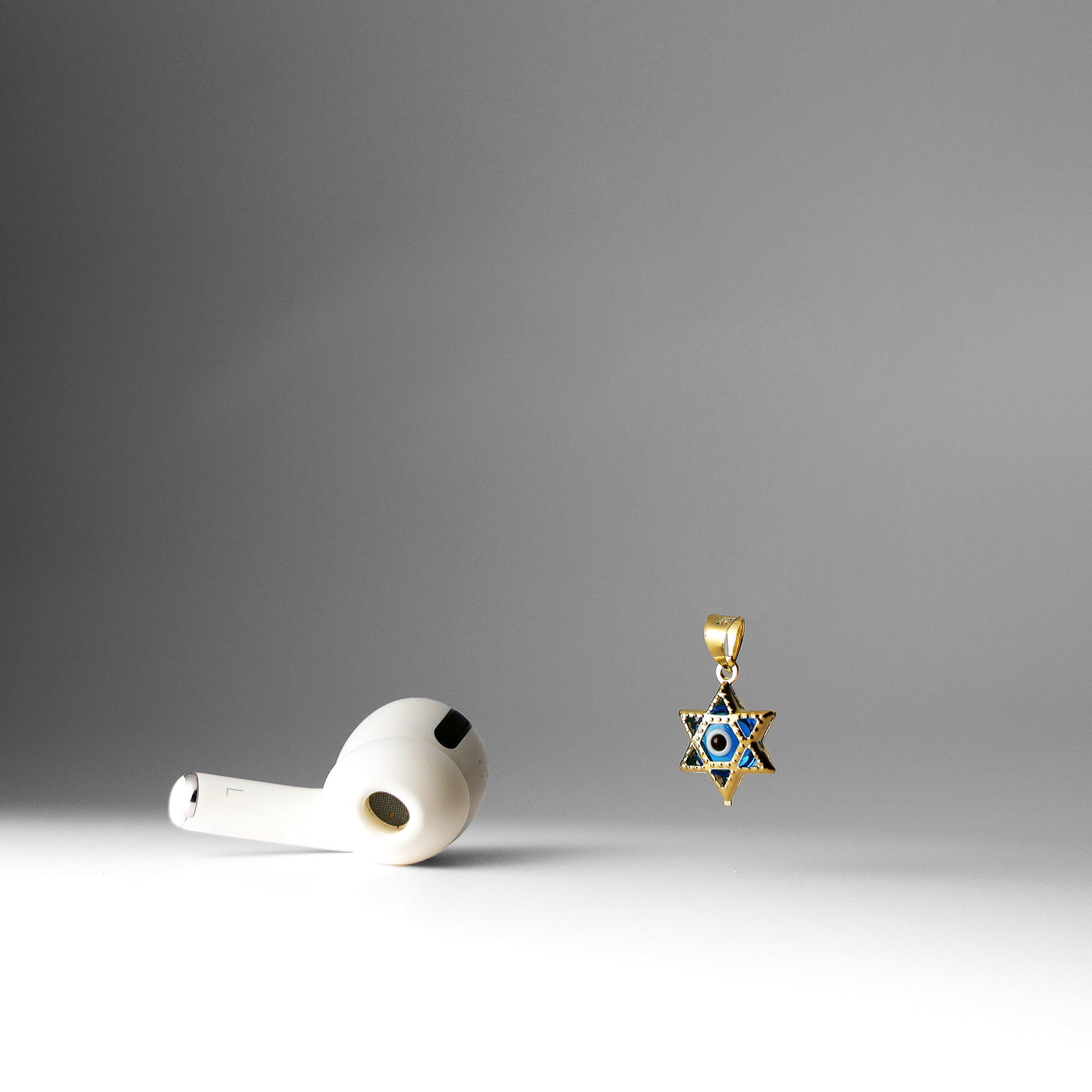 Gold Evil Eye Star Pendant - Model 1719 - Charlie & Co. Jewelry