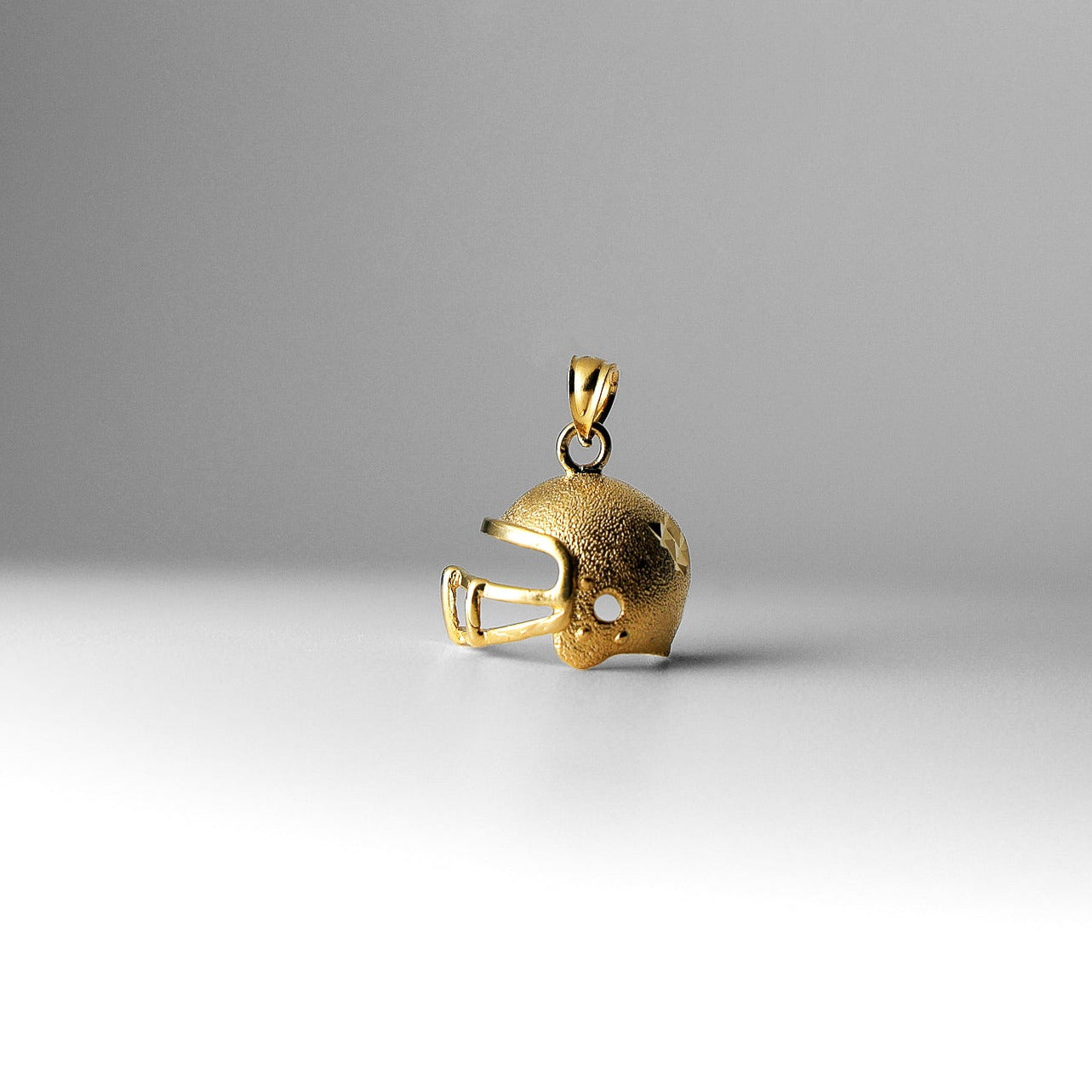 Dainty Gold Football Helmet Model-PT1978 - Charlie & Co. Jewelry