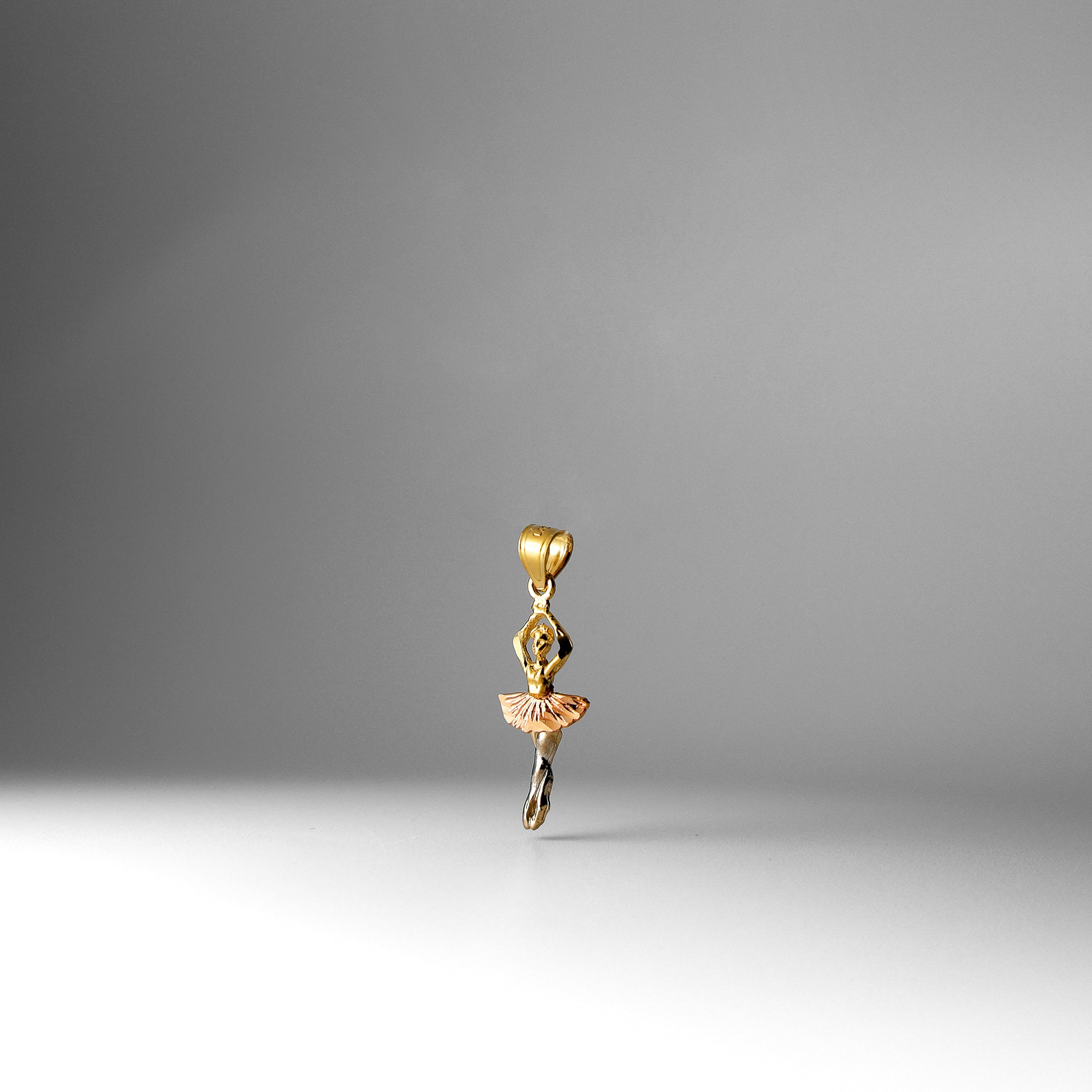 Gold Ballerina Pendant Model-1960 - Charlie & Co. Jewelry