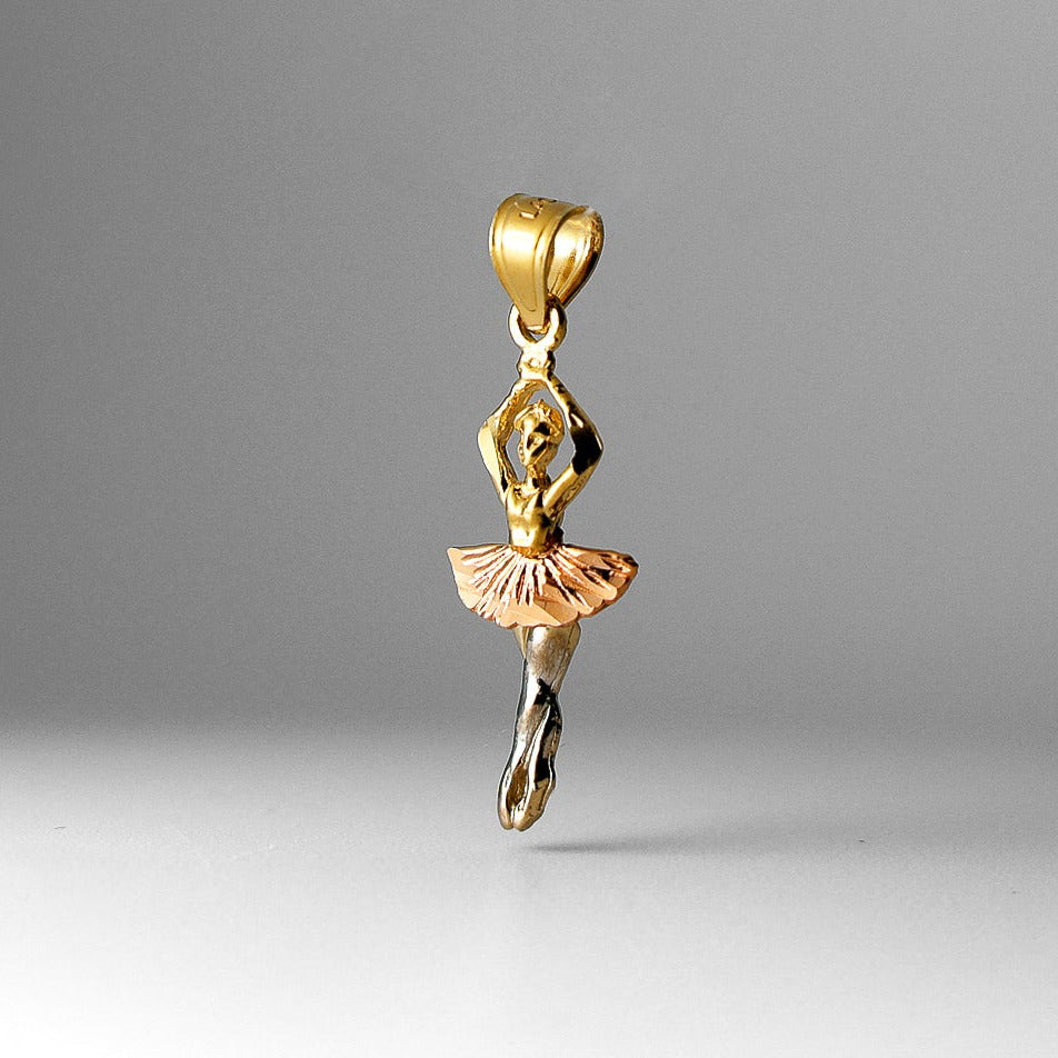 Gold Ballerina Pendant Model-1960 - Charlie & Co. Jewelry