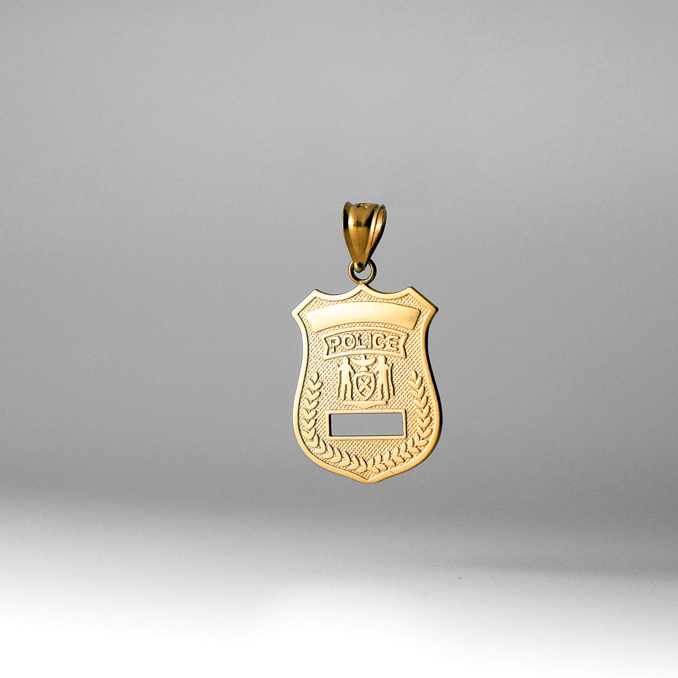 Gold Police Pendant Model-1964 - Charlie & Co. Jewelry