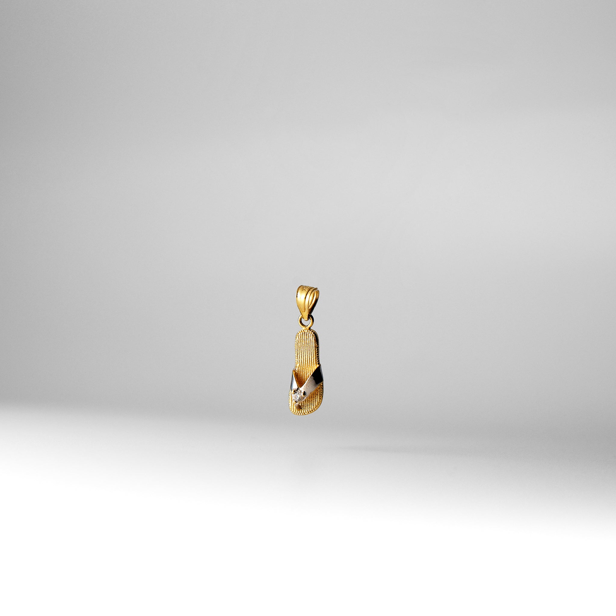 Gold Beach Sandal Pendant Model-1702 - Charlie & Co. Jewelry