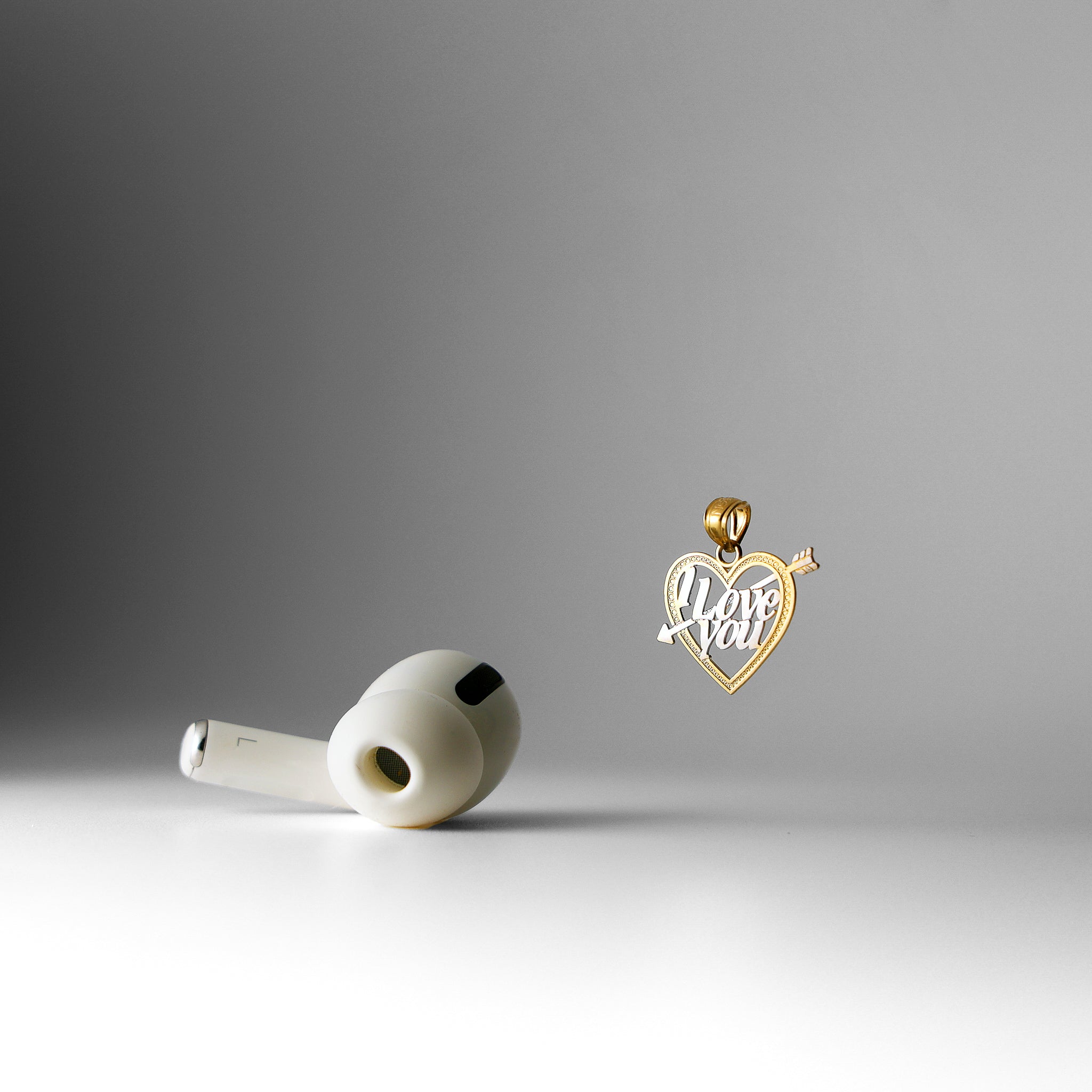 Gold I Love You Heart Pendant - Charlie & Co. Jewelry