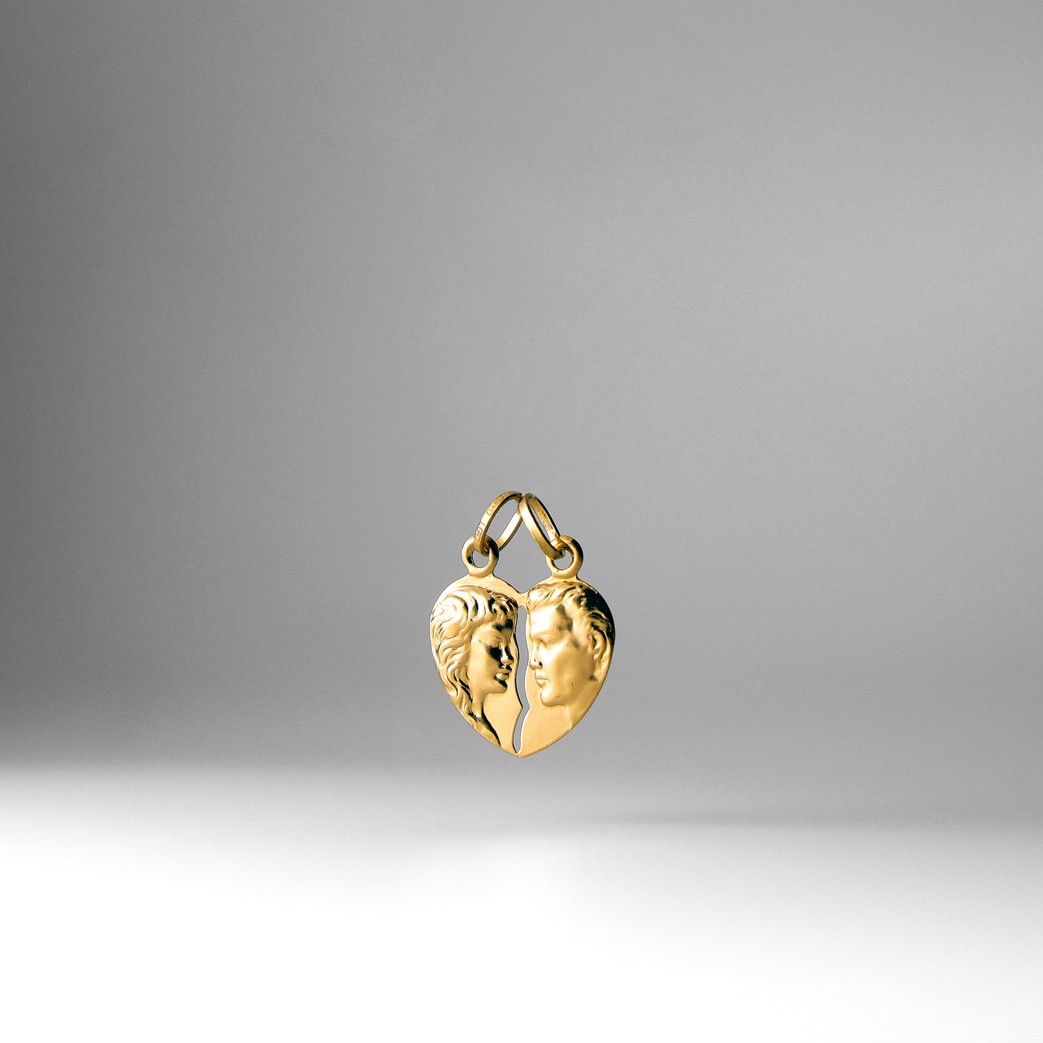 Dainty Gold Breakable Heart Pendant Model-443 - Charlie & Co. Jewelry