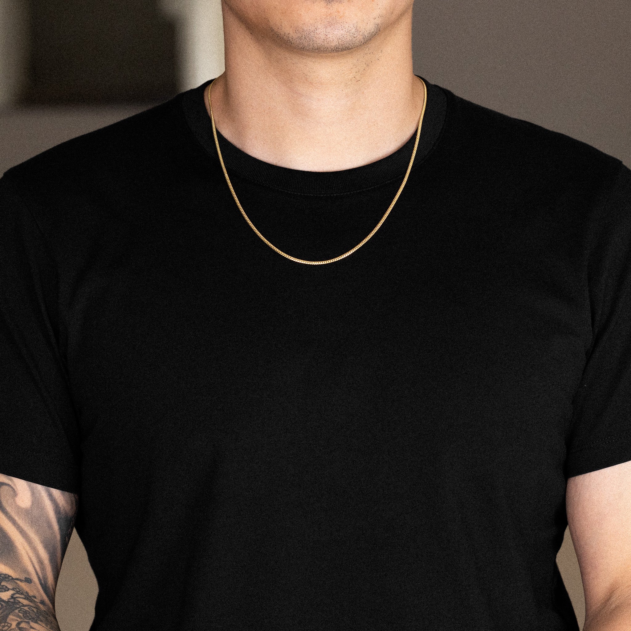 14K Gold 2mm Solid Miami Cuban Chain - Model 0522