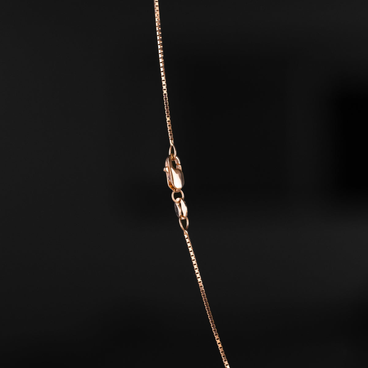 14k Rosegold Gold 0.8mm Box Chain - Model CH-0556