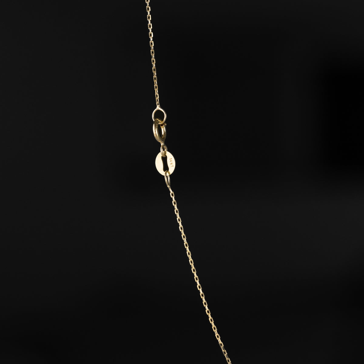 14k Gold 0.9mm Angle Cut Oval Rolo Chain - Model CH-0559