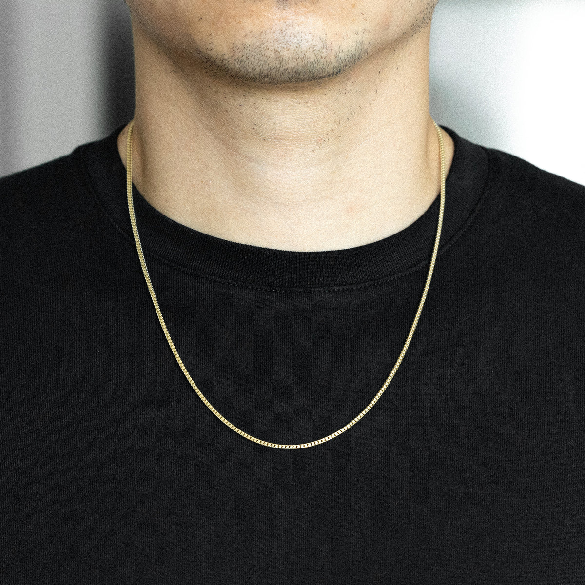 14K Gold 1.6mm Solid Italian Franco Chain - Model 0407