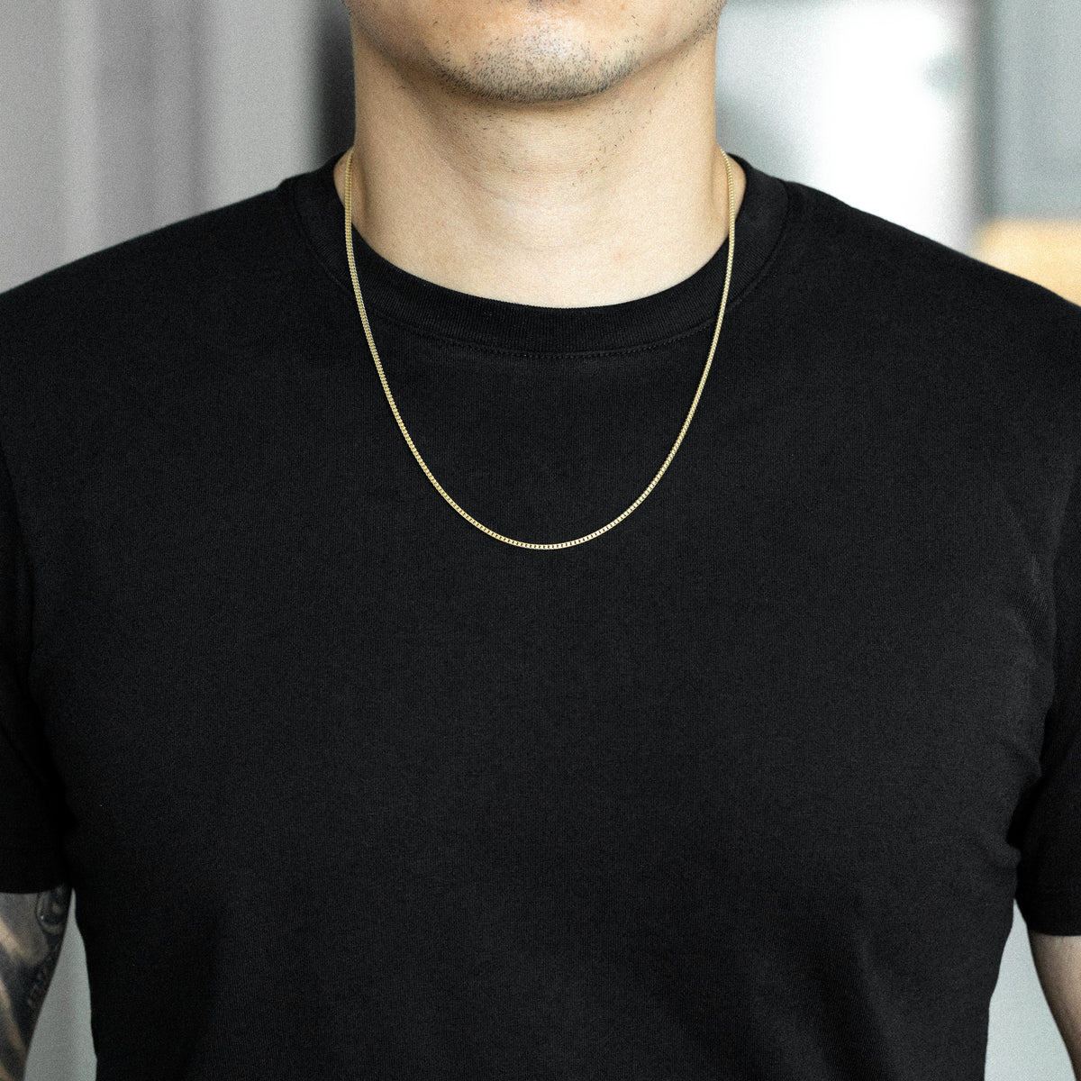14K Gold 1.6mm Solid Italian Franco Chain - Model 0407