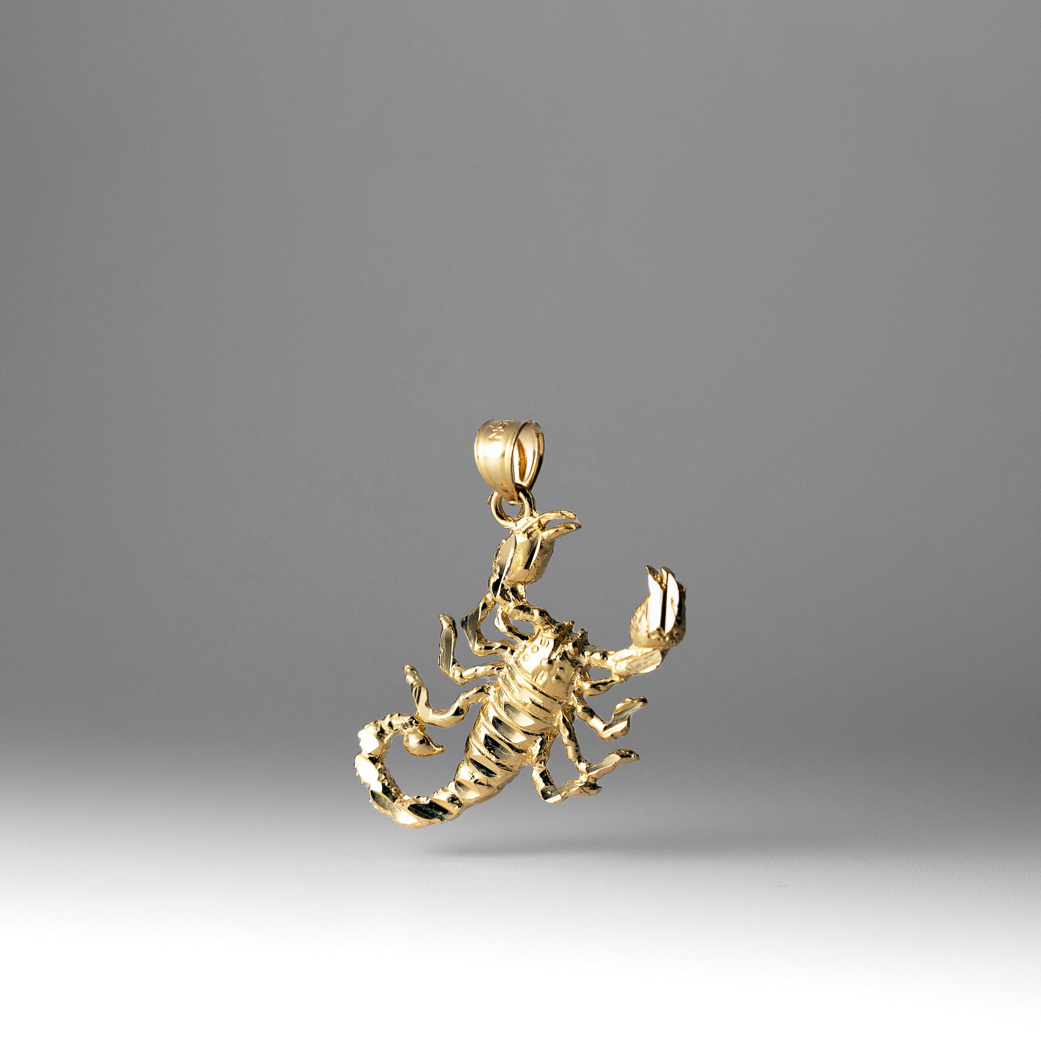 Gold Scorpion Pendant - Model 1585 - Charlie & Co. Jewelry