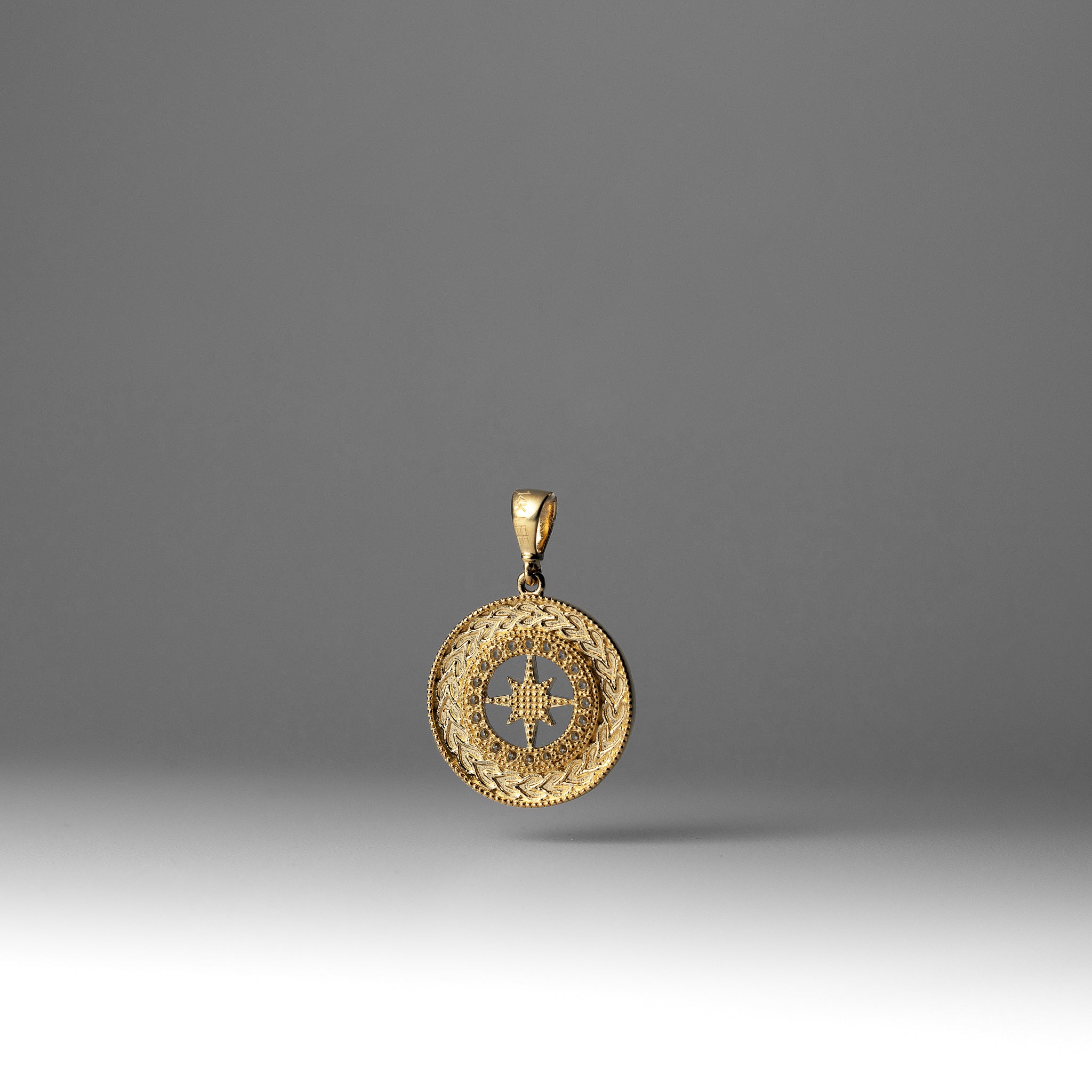 Gold CZ Zodiac Signs Pendant Necklace - Model PT3115 - Charlie & Co. Jewelry