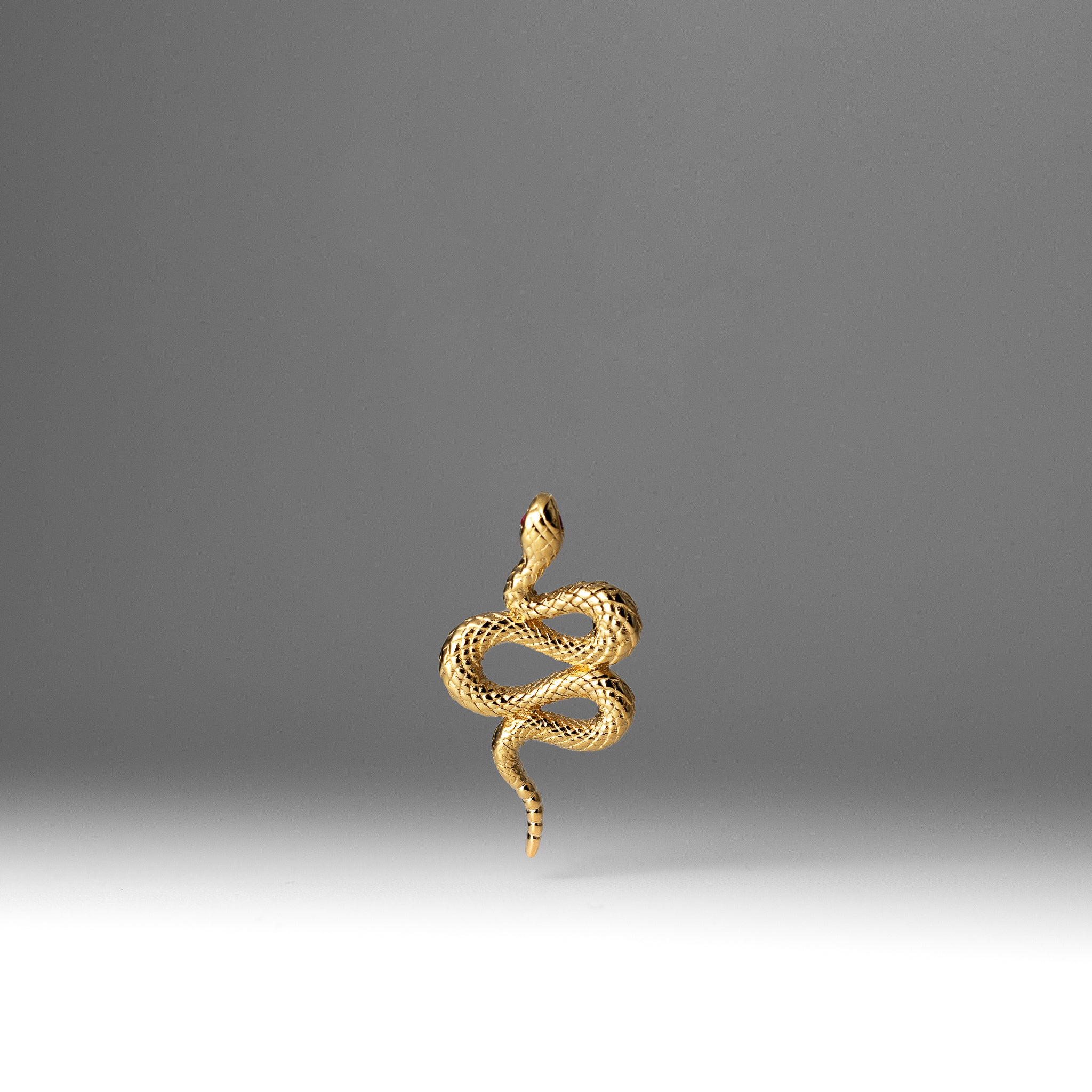 Gold Snake Pendant Necklace – Model PT3078 - Charlie & Co. Jewelry