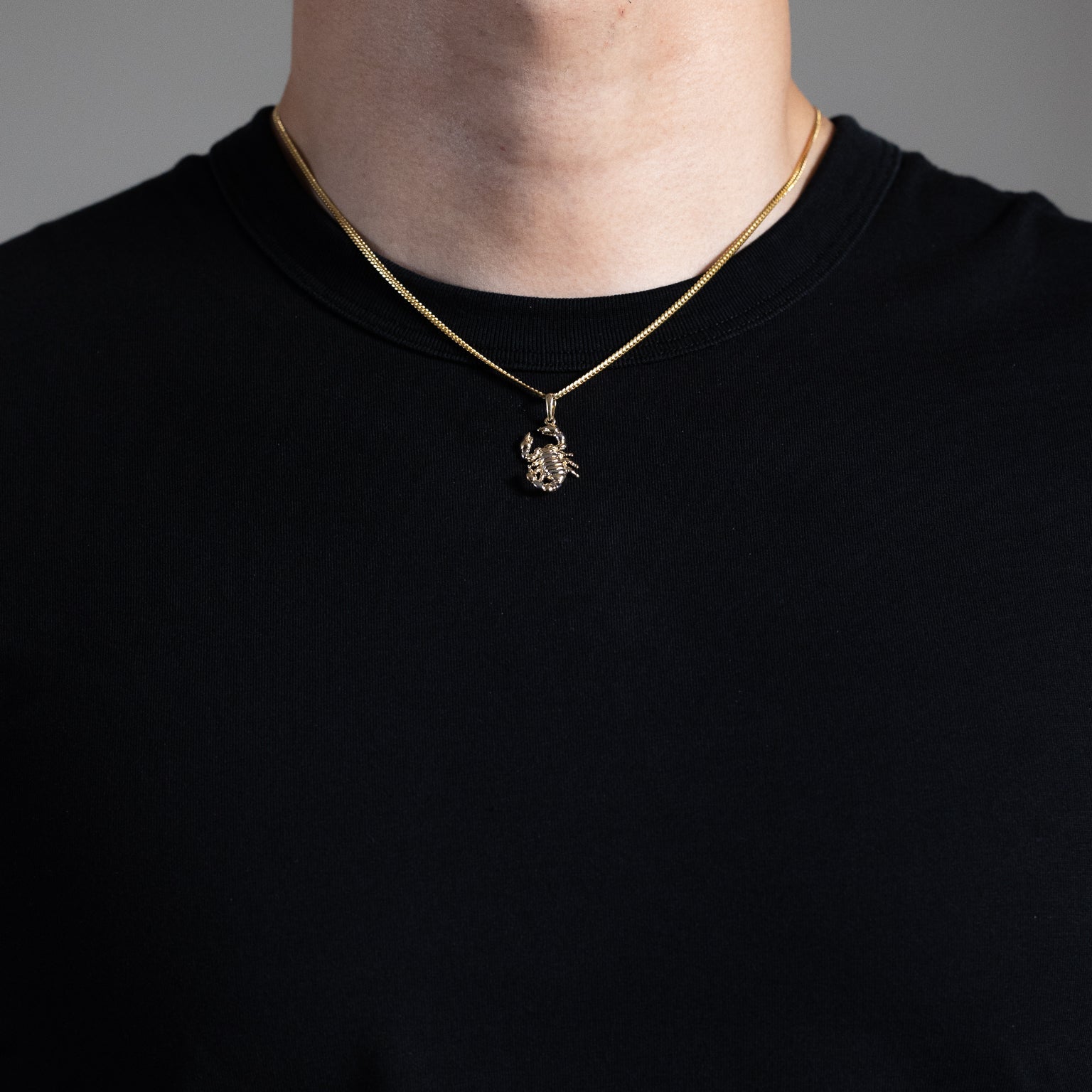 Gold Scorpion Pendant Necklace – Model 3019 - Charlie & Co. Jewelry