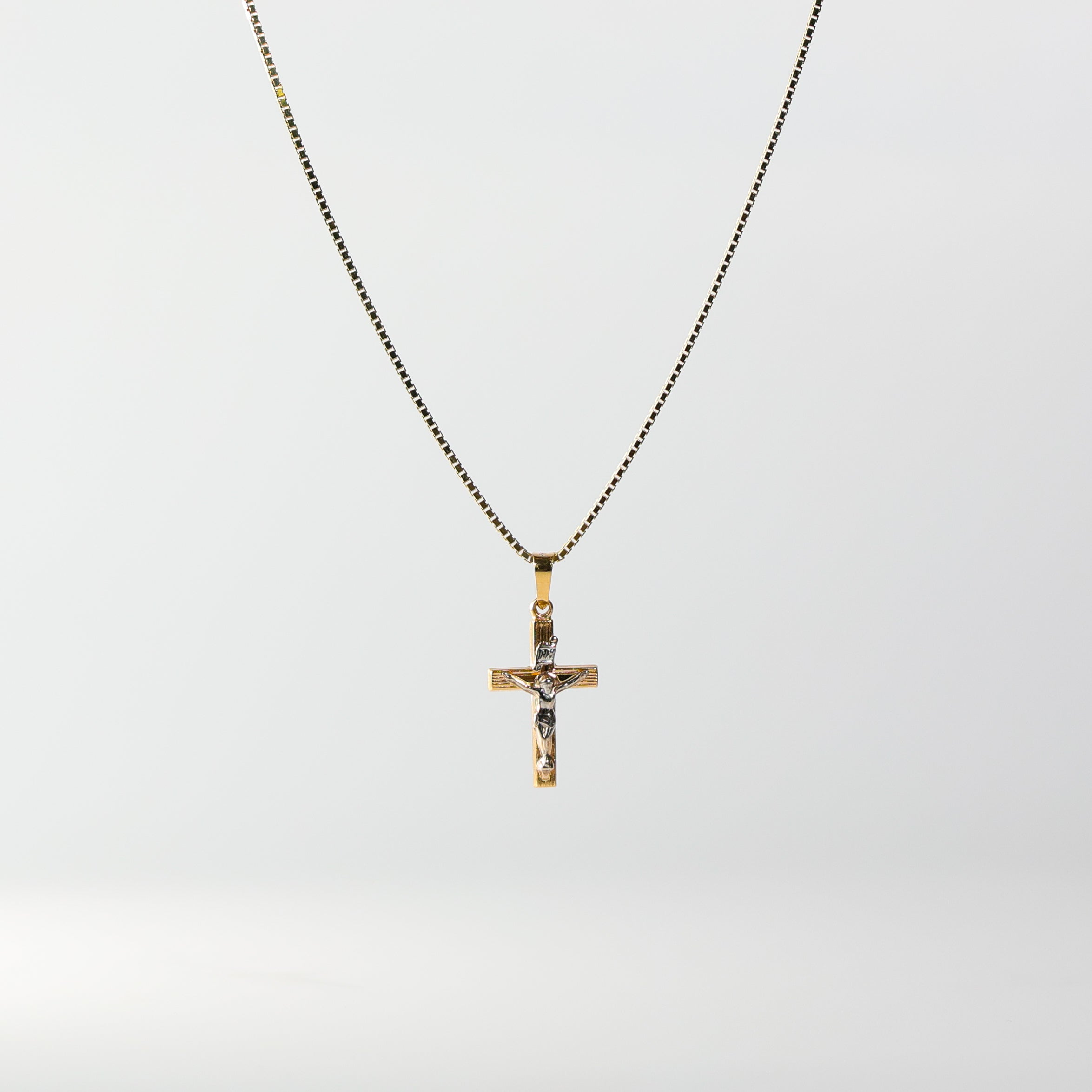 14k Real Gold Crucifix Cross Pendant Model-0876 - Charlie & Co. Jewelry