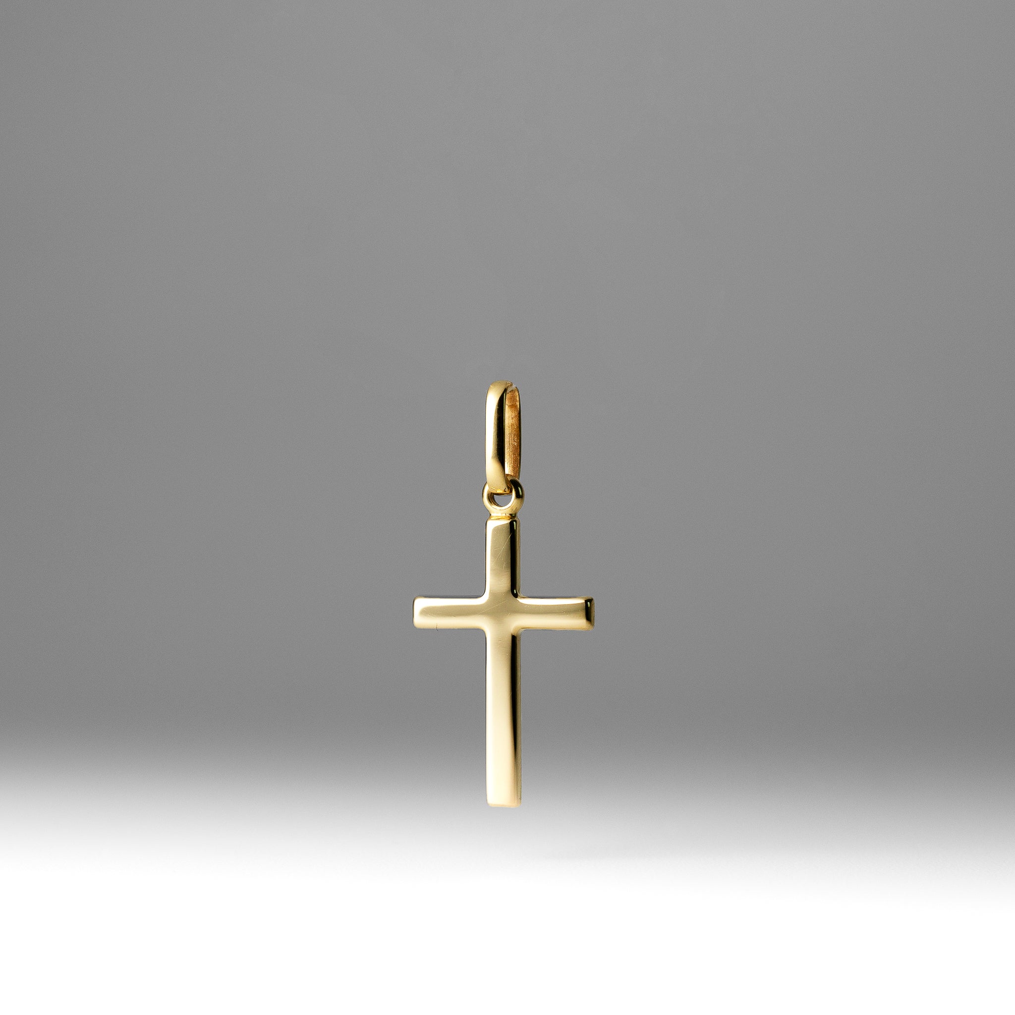 Classic Cross & St. Christopher Gold Medal Pendant Duo - Charlie & Co. Jewelry