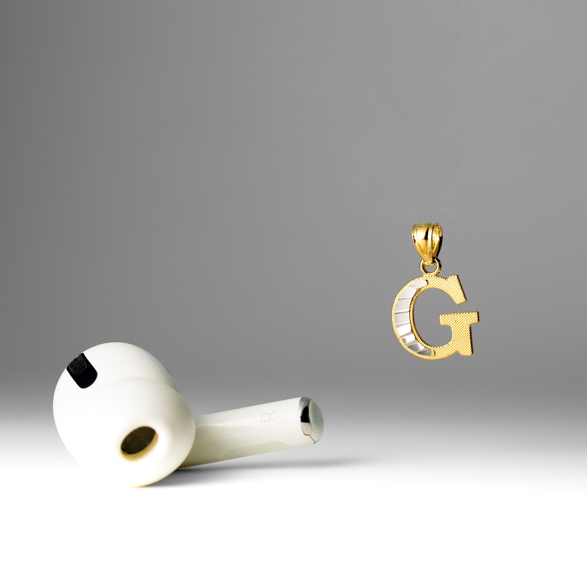 Gold Bold Letter G Pendant | A-Z Pendants - Charlie & Co. Jewelry
