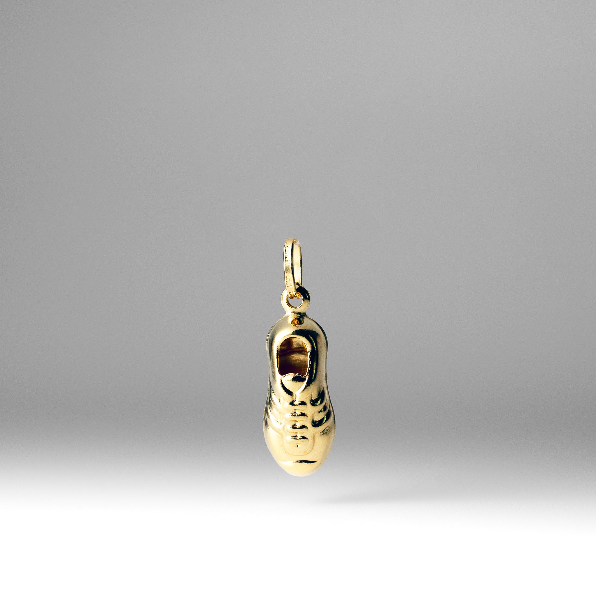 Gold Soccer Cleat Enamel Pendant Model-518 - Charlie & Co. Jewelry