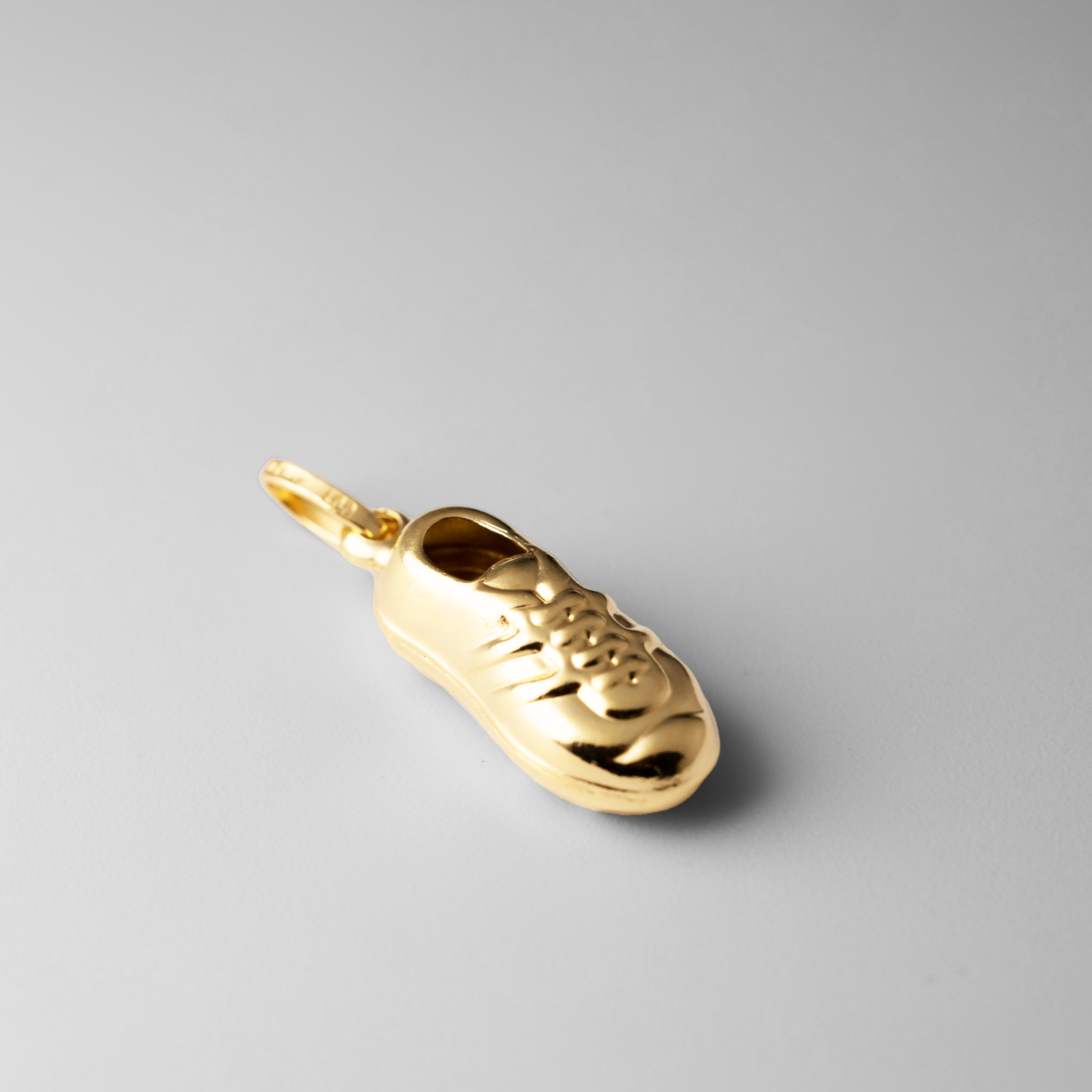 Gold Soccer Cleat Enamel Pendant Model-518 - Charlie & Co. Jewelry