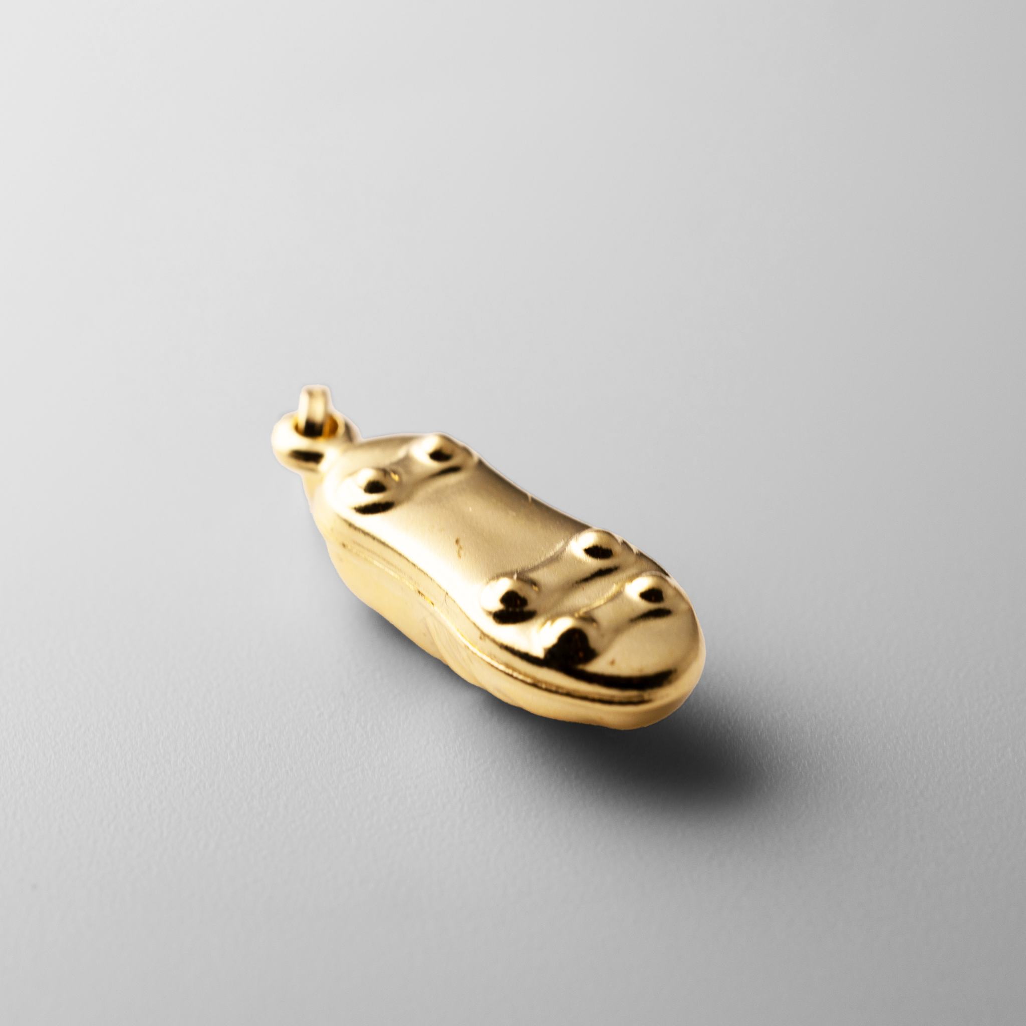 Gold Soccer Cleat Enamel Pendant Model-518 - Charlie & Co. Jewelry