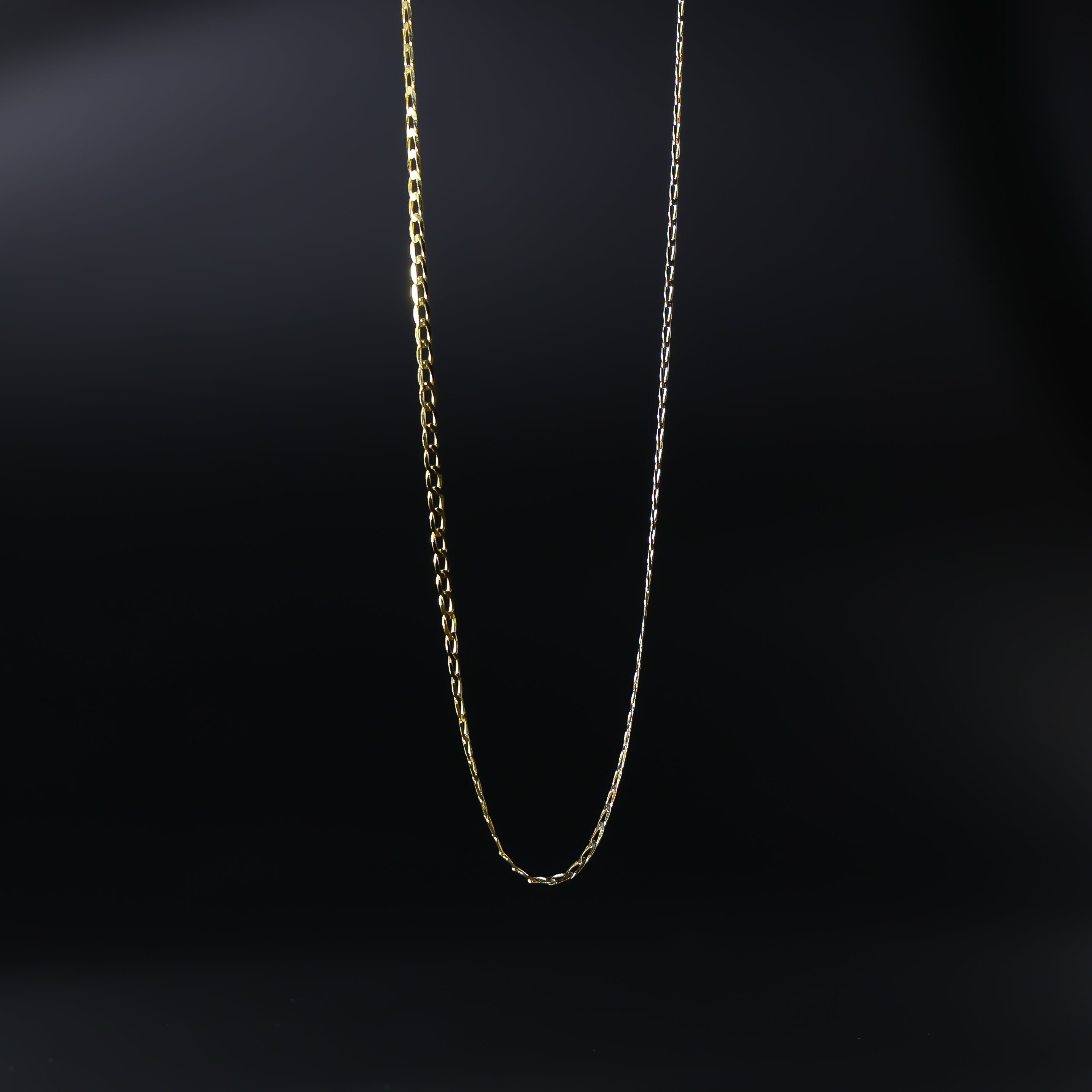 2mm Solid 14K Gold Figaro Link Chain Model-0490 - Charlie & Co. Jewelry