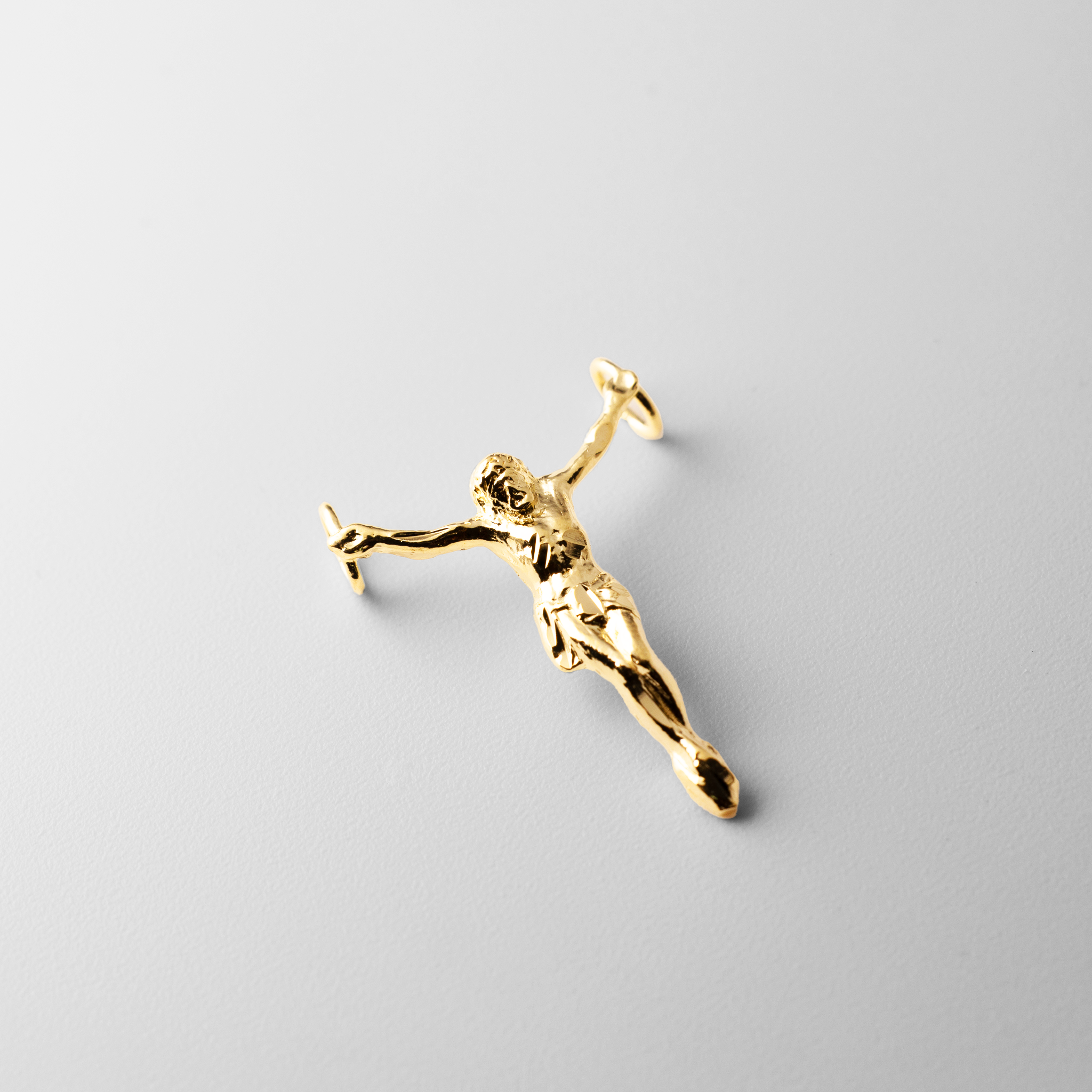 Gold Jesus Christ Body Pendant - Model 1202 - Charlie & Co. Jewelry