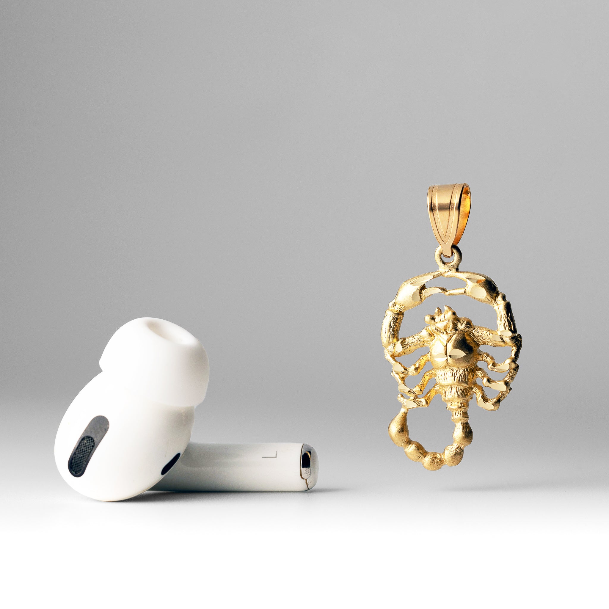 Gold Large Scorpion Pendant - Charlie & Co. Jewelry
