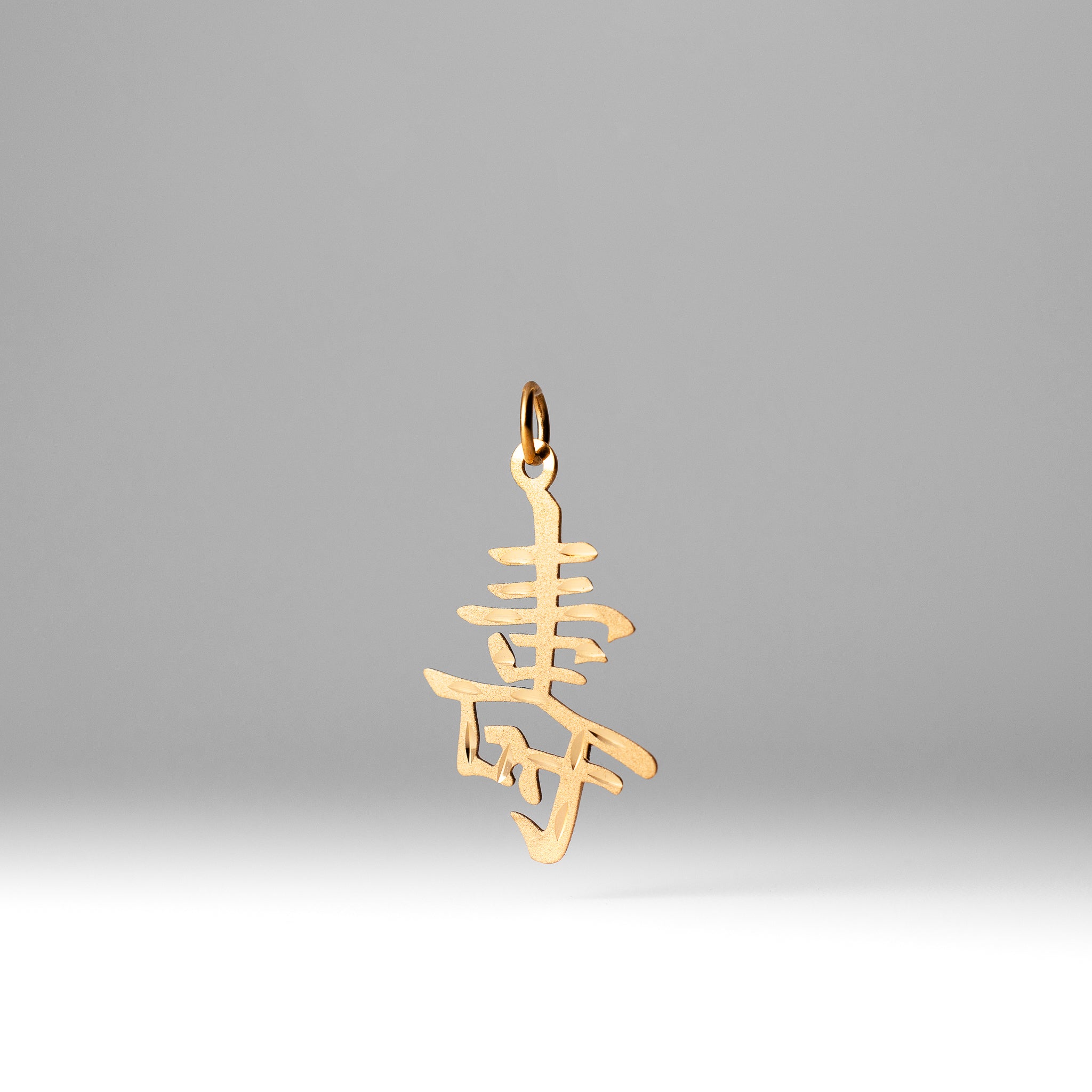 Gold Long Life Pendant - Charlie & Co. Jewelry