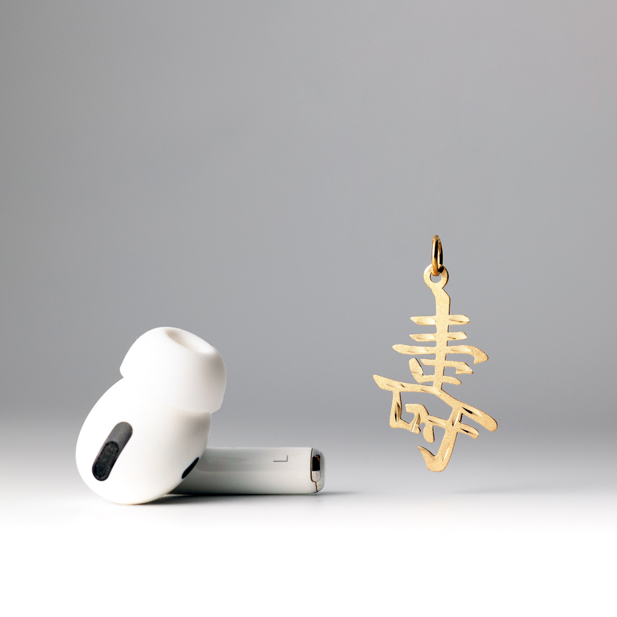 Gold Long Life Pendant - Charlie & Co. Jewelry