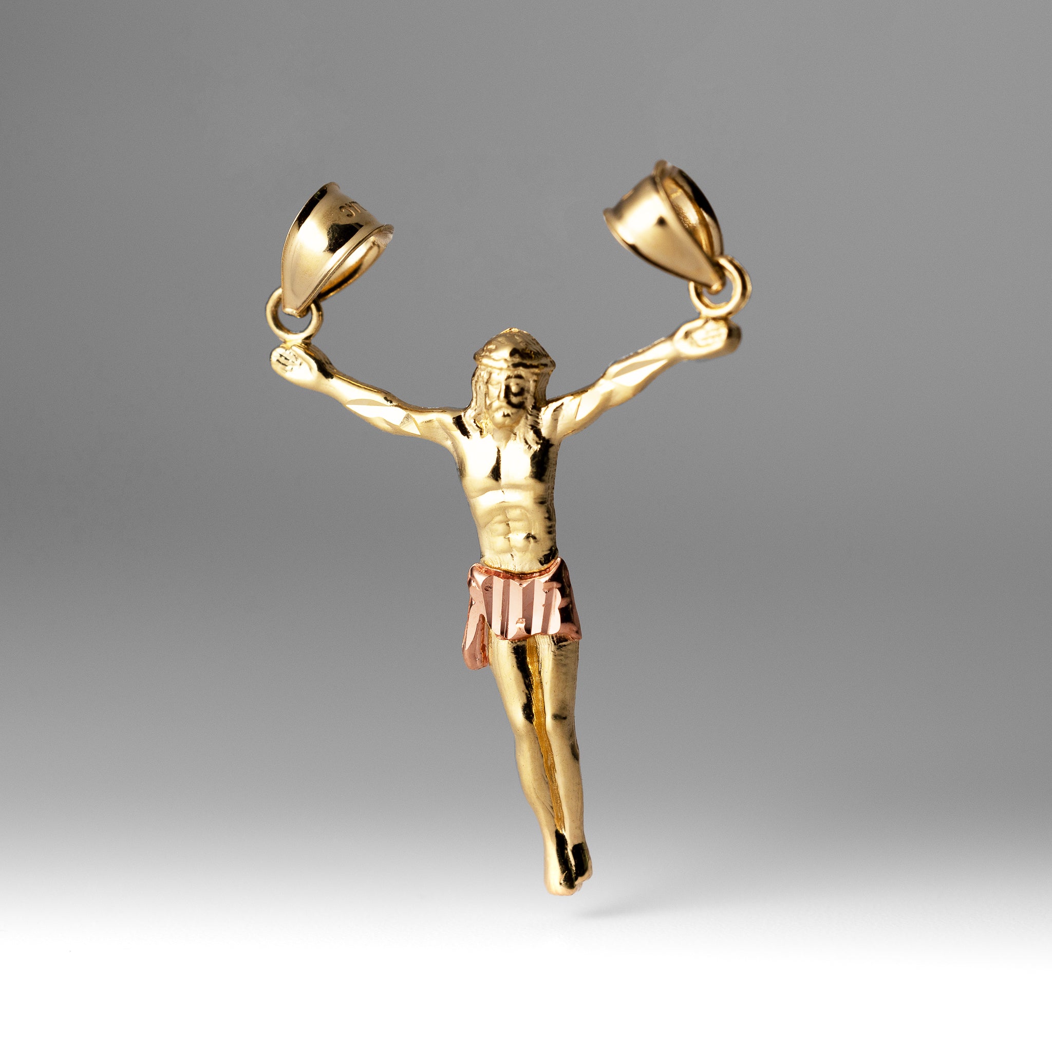 Gold Large Jesus Christ Body Pendant - Model 0084 - Charlie & Co. Jewelry