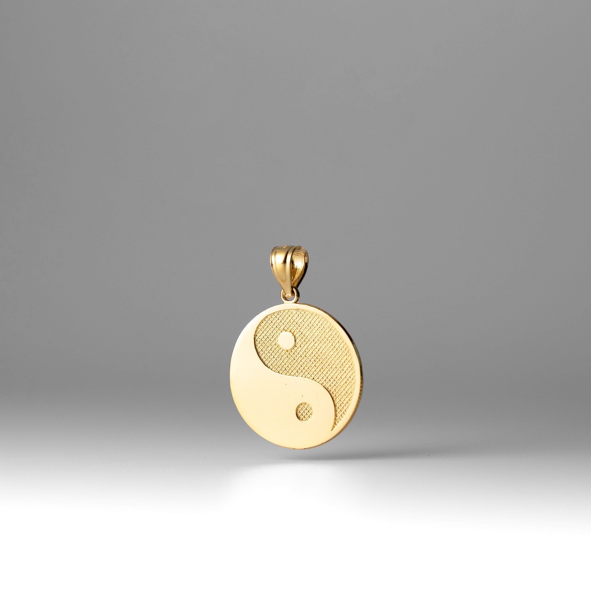 Gold Yin Yang Pendant - Model 2804 - Charlie & Co. Jewelry