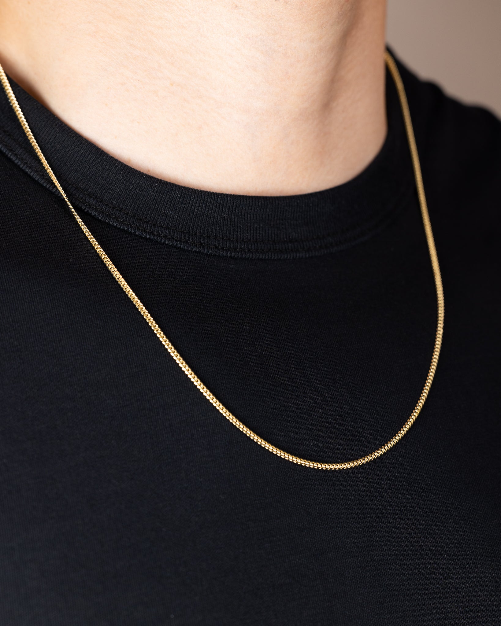 2mm Gold Solid Miami Cuban Chain - Model 0522 - Charlie & Co. Jewelry
