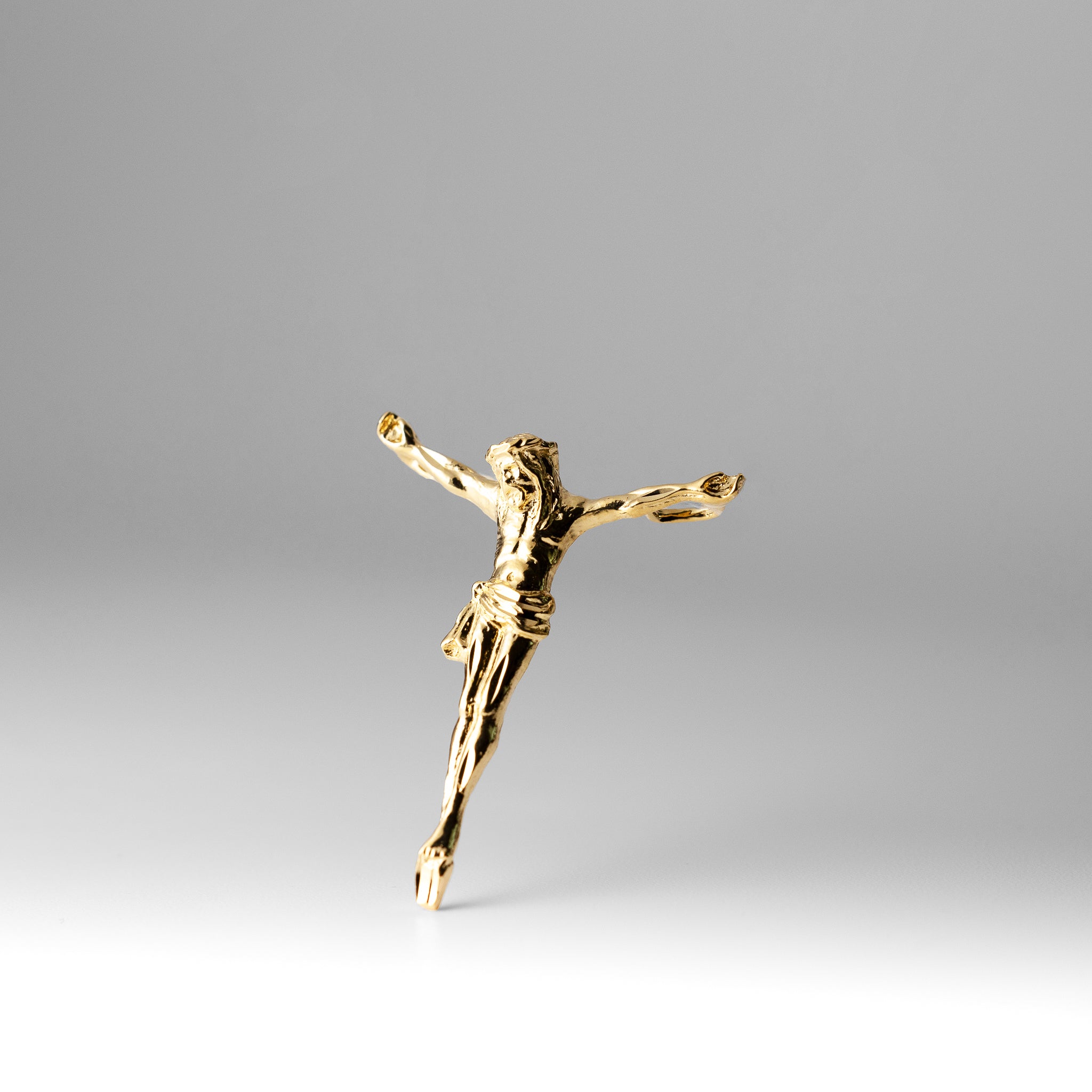 Gold Jesus Christ Body Pendant - Model 1201 - Charlie & Co. Jewelry