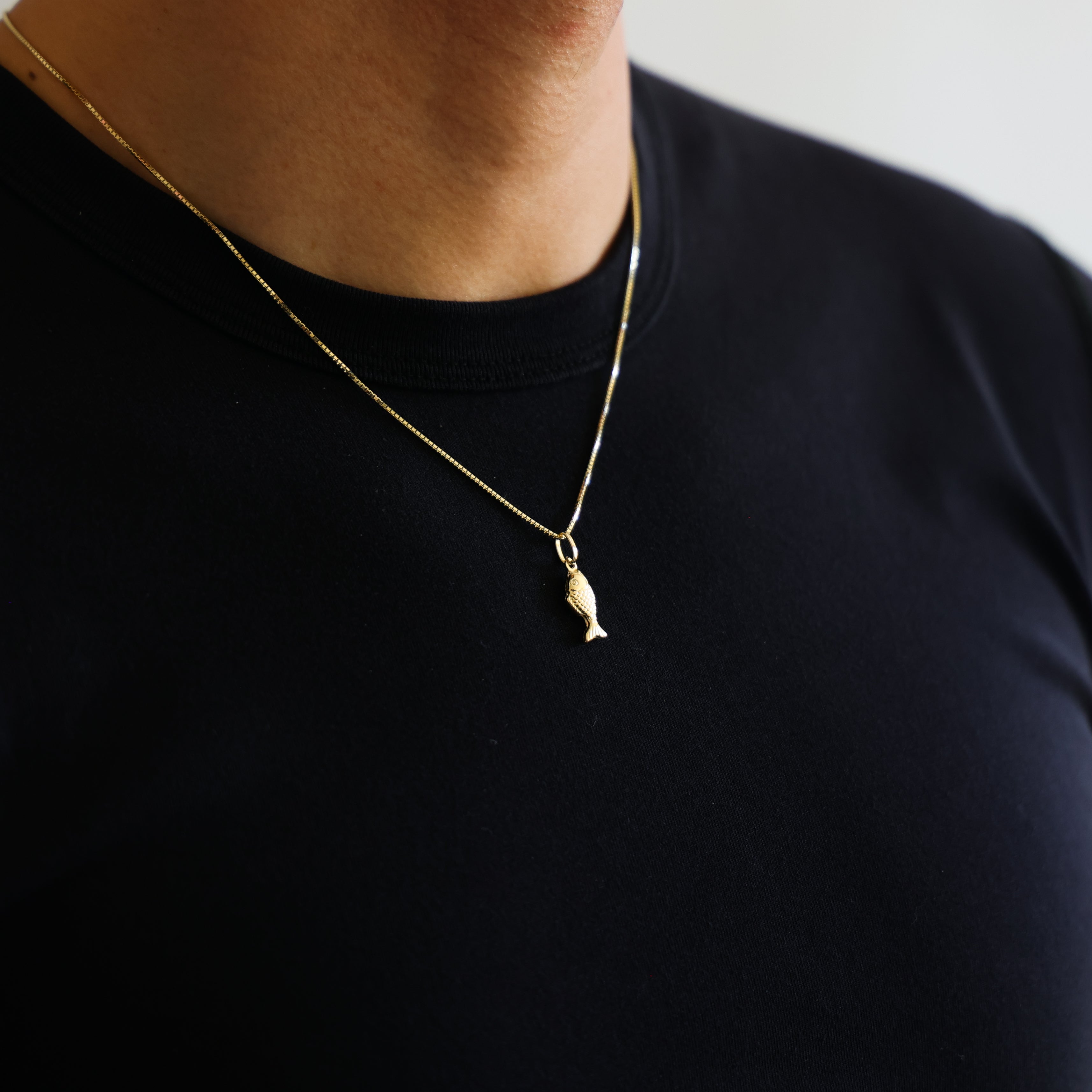 Golden Koi Fish Pendant - Charlie & Co. Jewelry