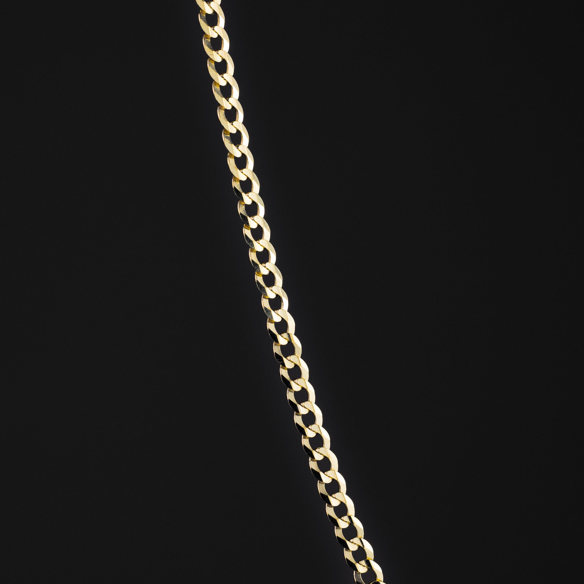 Gold 2MM Solid Link Cuban Chain