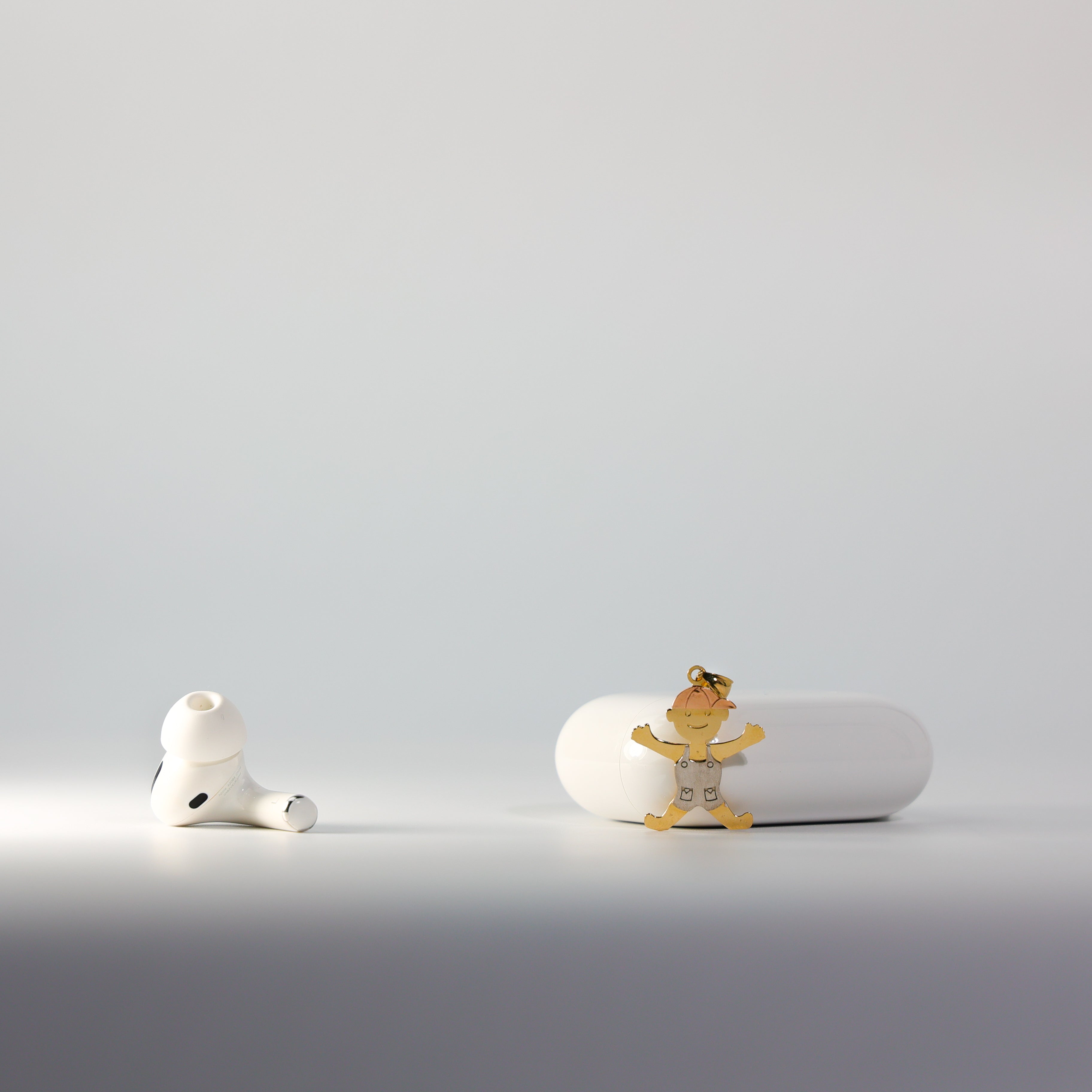 14k Gold Happy Smiley Boy Pendant Model-2396 - Charlie & Co. Jewelry