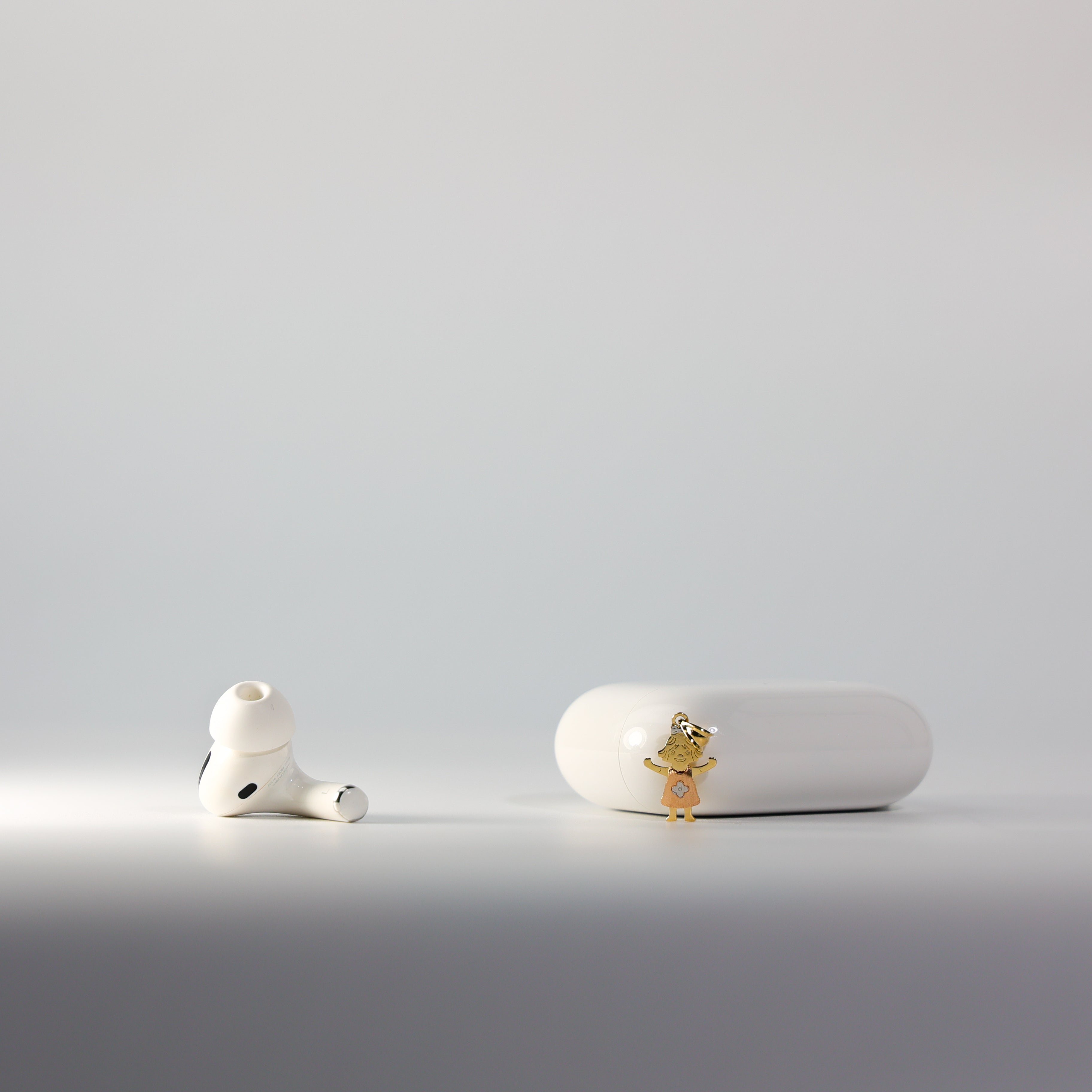 Two-Tone Girl Pendant Model-2397 - Charlie & Co. Jewelry