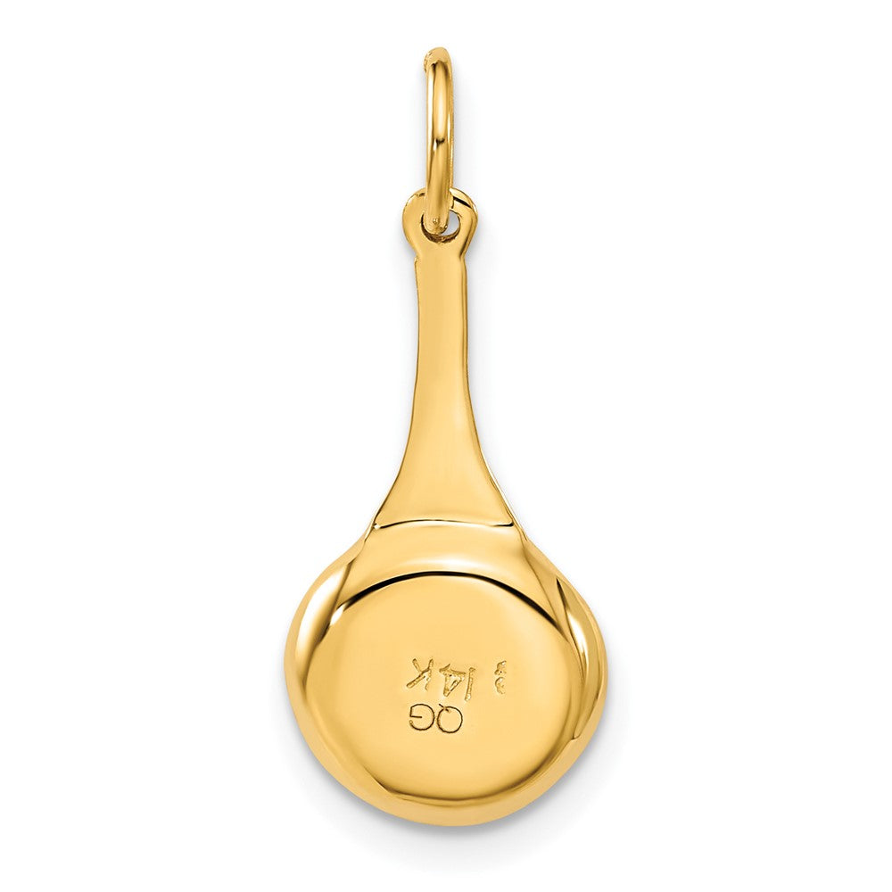 Charlie & Co Jewelry | 14k 3d Frying Pan W/enameled Egg Charm - Model A0162