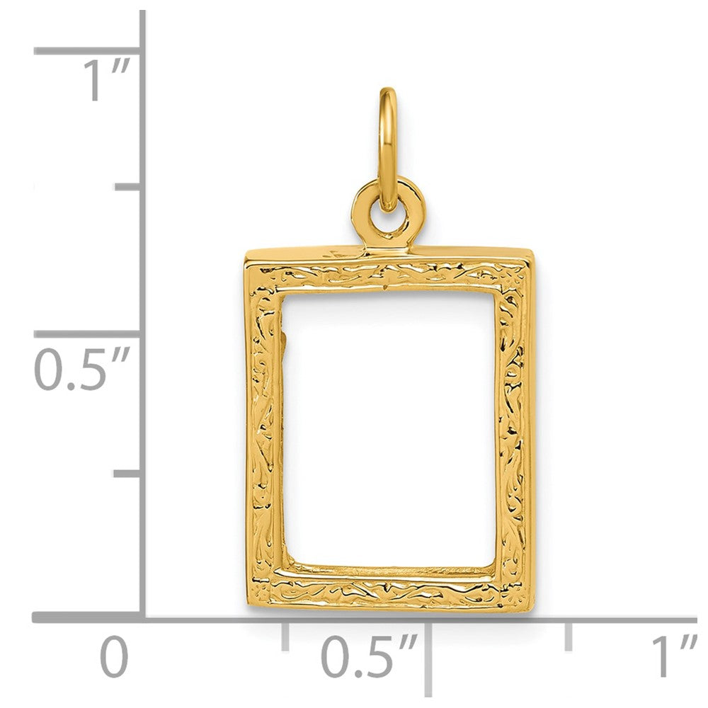 Charlie & Co Jewelry | 14k Small Picture Frame Pendant - Model A0194