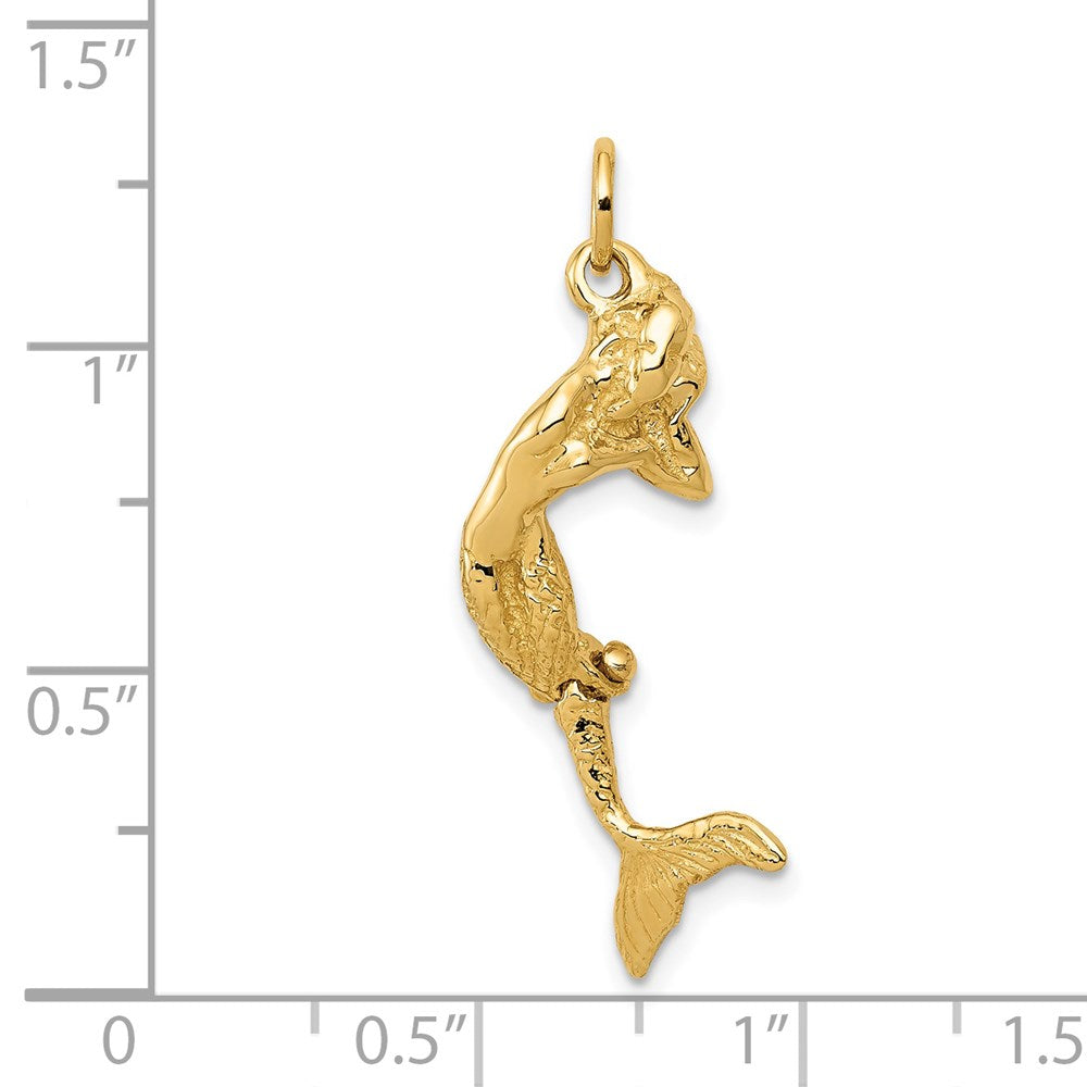 Charlie & Co Jewelry | 14k 3d Mermaid Charm - Model A0296