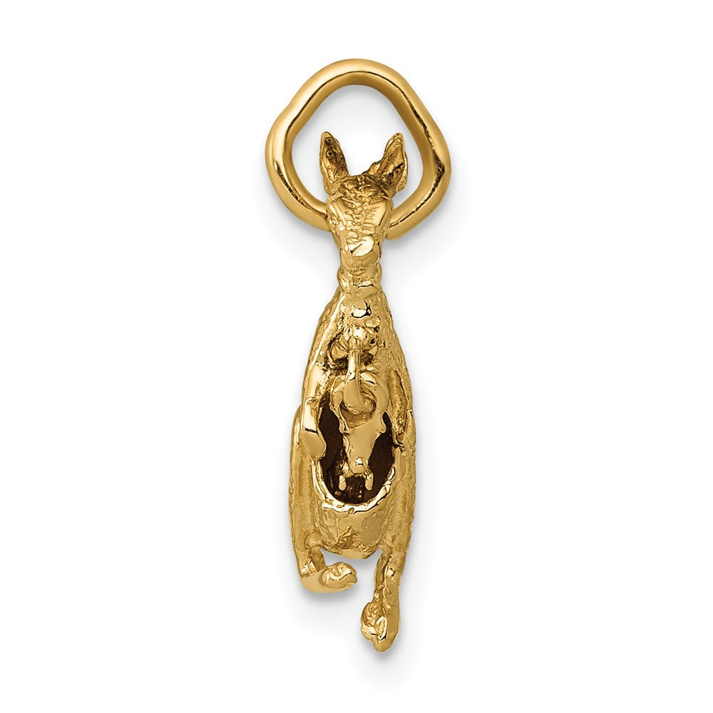 Charlie & Co Jewelry | 14k 3d Kangaroo With Joey Charm - Model A0309