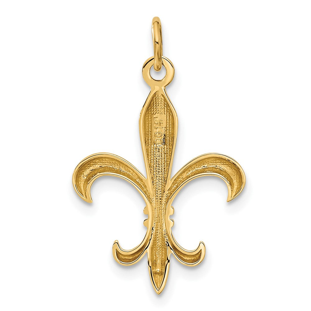 Charlie & Co Jewelry | 14k Hollow Fleur De Lis Charm - Model A0310