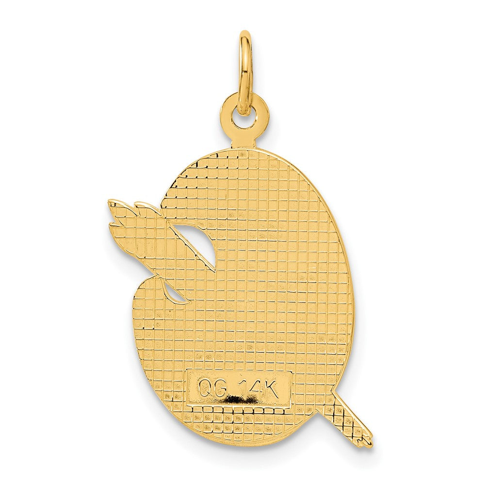Charlie & Co Jewelry | 14k Enameled Artist Palette Charm - Model A0329