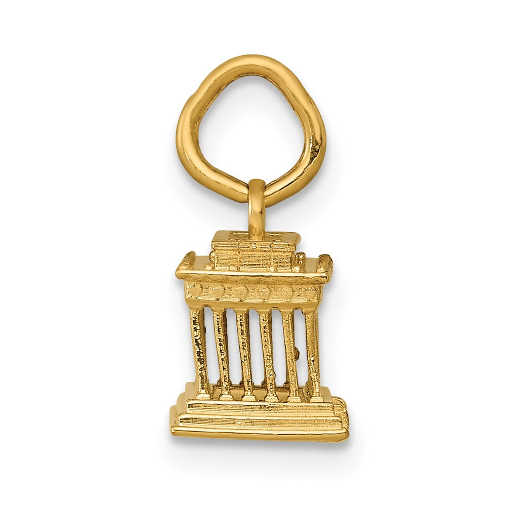 Charlie & Co Jewelry | 14k Lincoln Memorial Charm - Model A0409/L