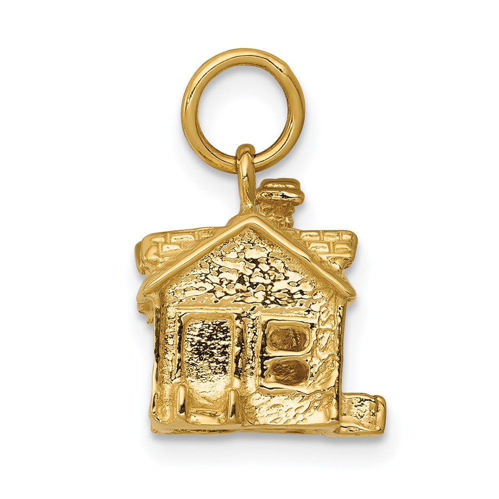 Charlie & Co Jewelry | 14k 3-d House Charm - Model A0550